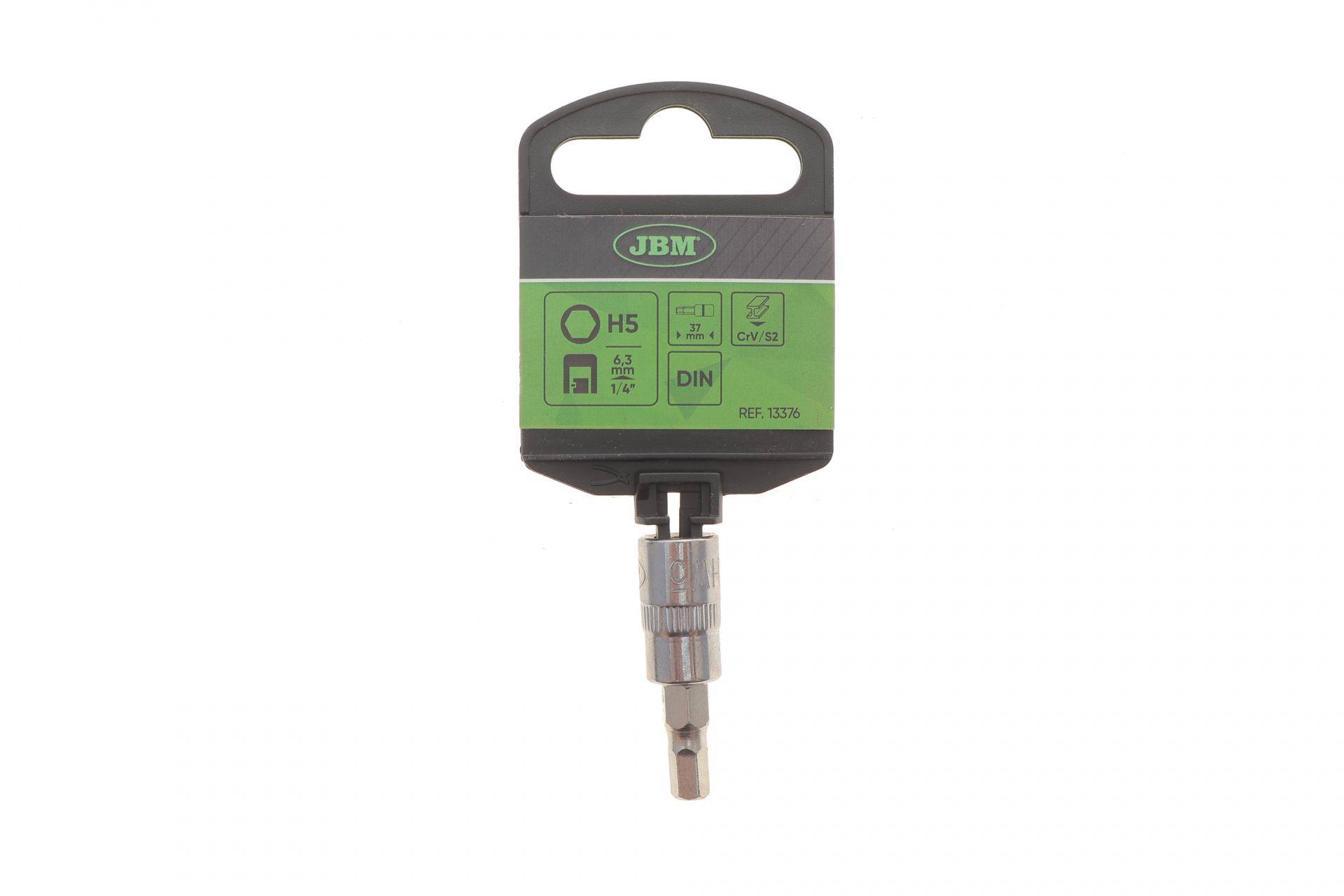 Головка 1/4" зі вставкою Hex 5 (хромована)