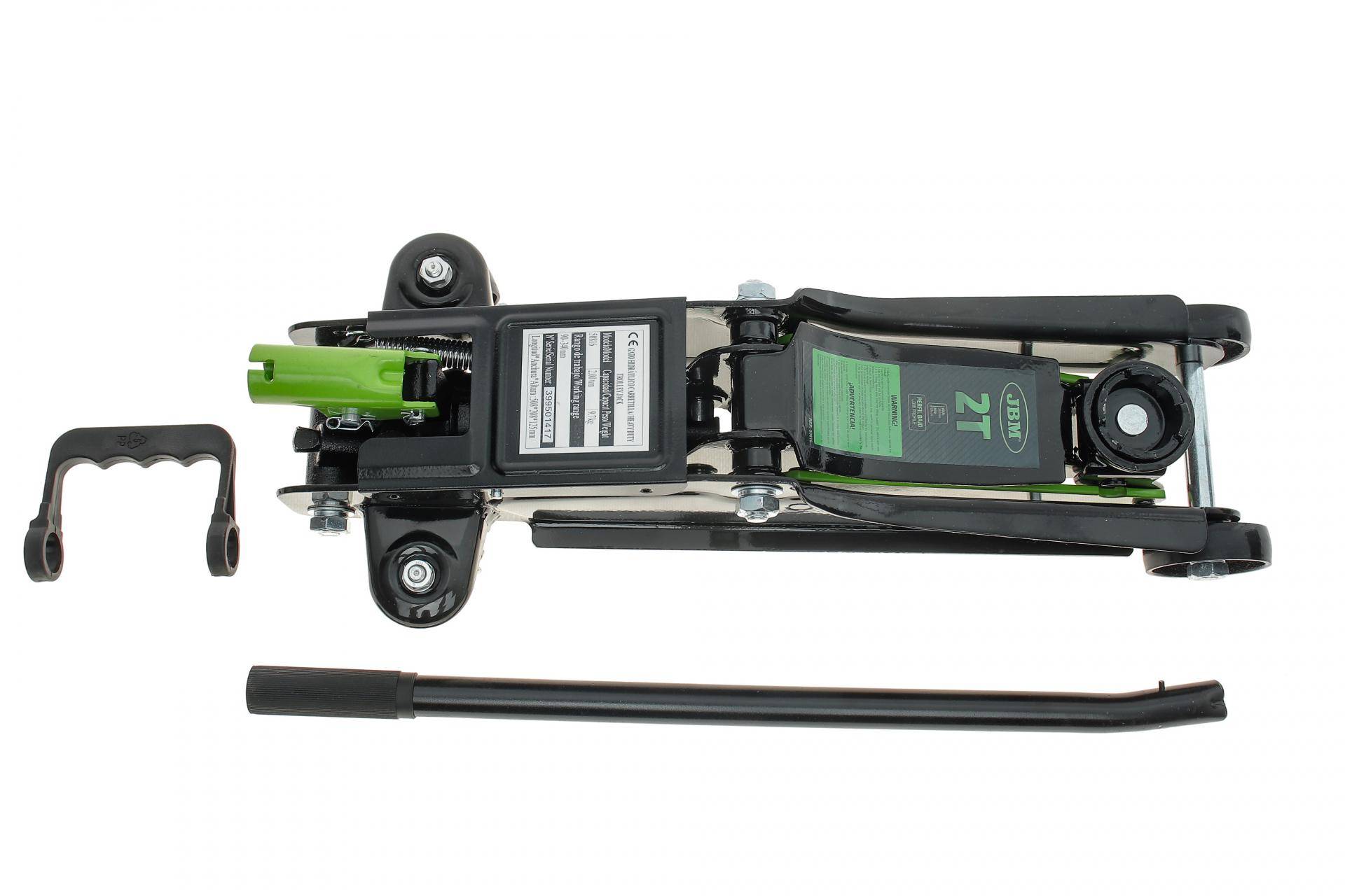 Домкрат підкатний гідравлічний 2 т h=90-340 мм