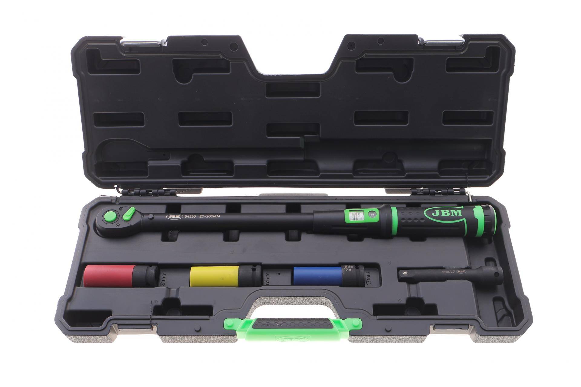 Ключ динамометричний 1/2" 20-200 Нм 540 мм (+ головки)