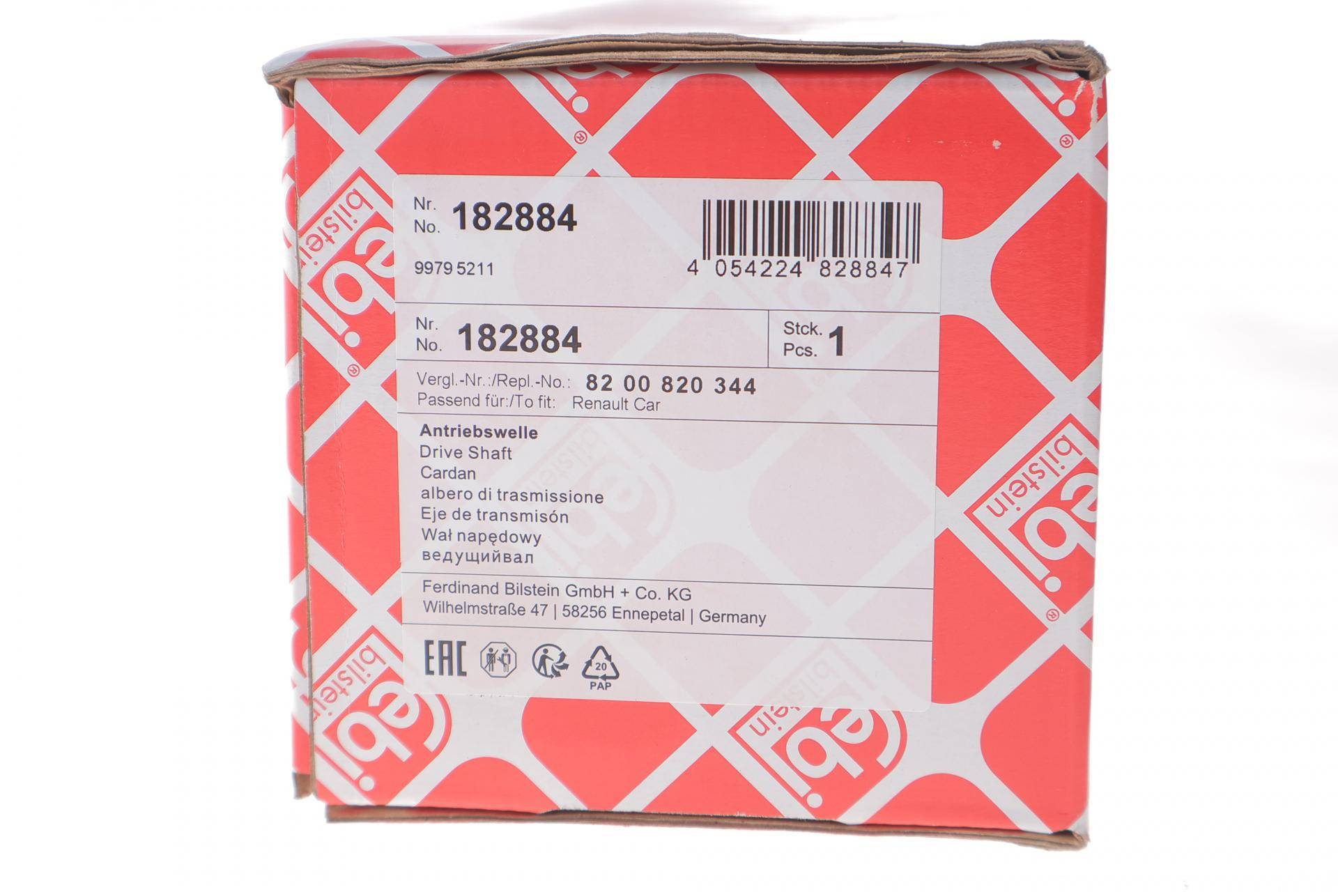 Піввісь (передня) (R) Dacia Logan/Sandero 04- (23z/26z/900mm)