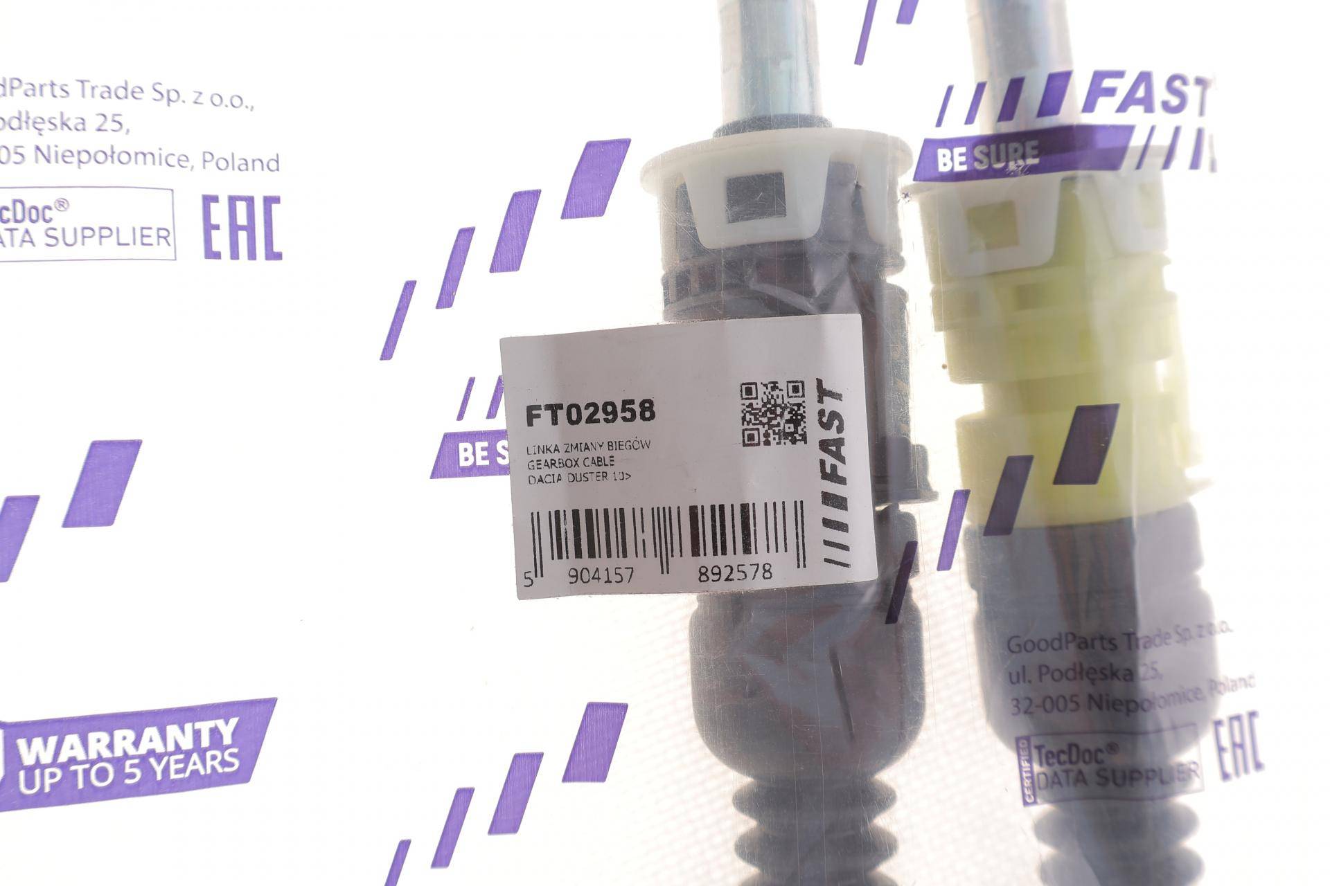 Трос куліси Dacia Duster/Logan/Sandero 1.6i/1.5 dCi 10-