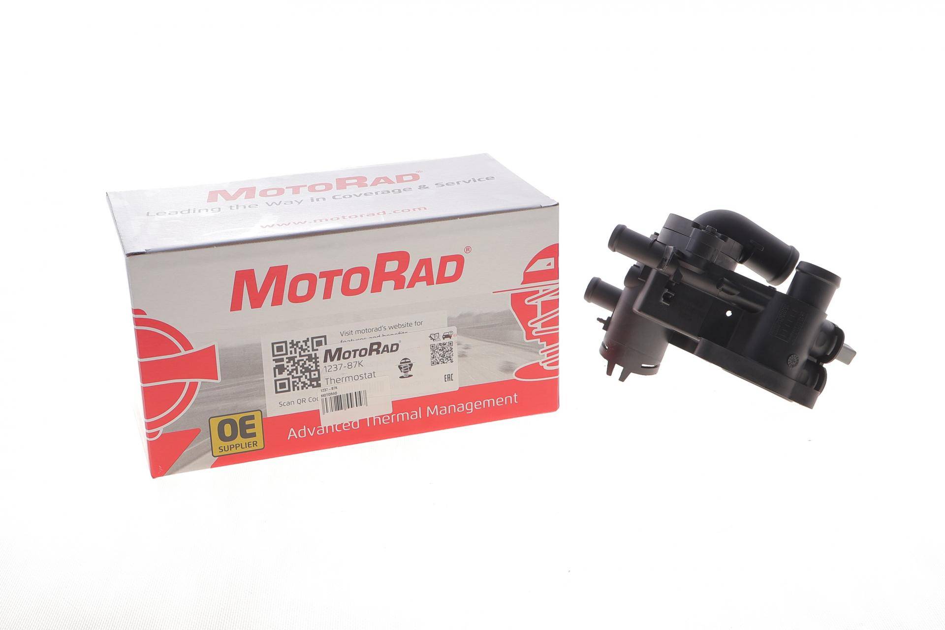 Термостат VW Polo/Skoda Fabia 1.4 99-14/Roomster 1.4 07-15 (87°) (з корпусом)