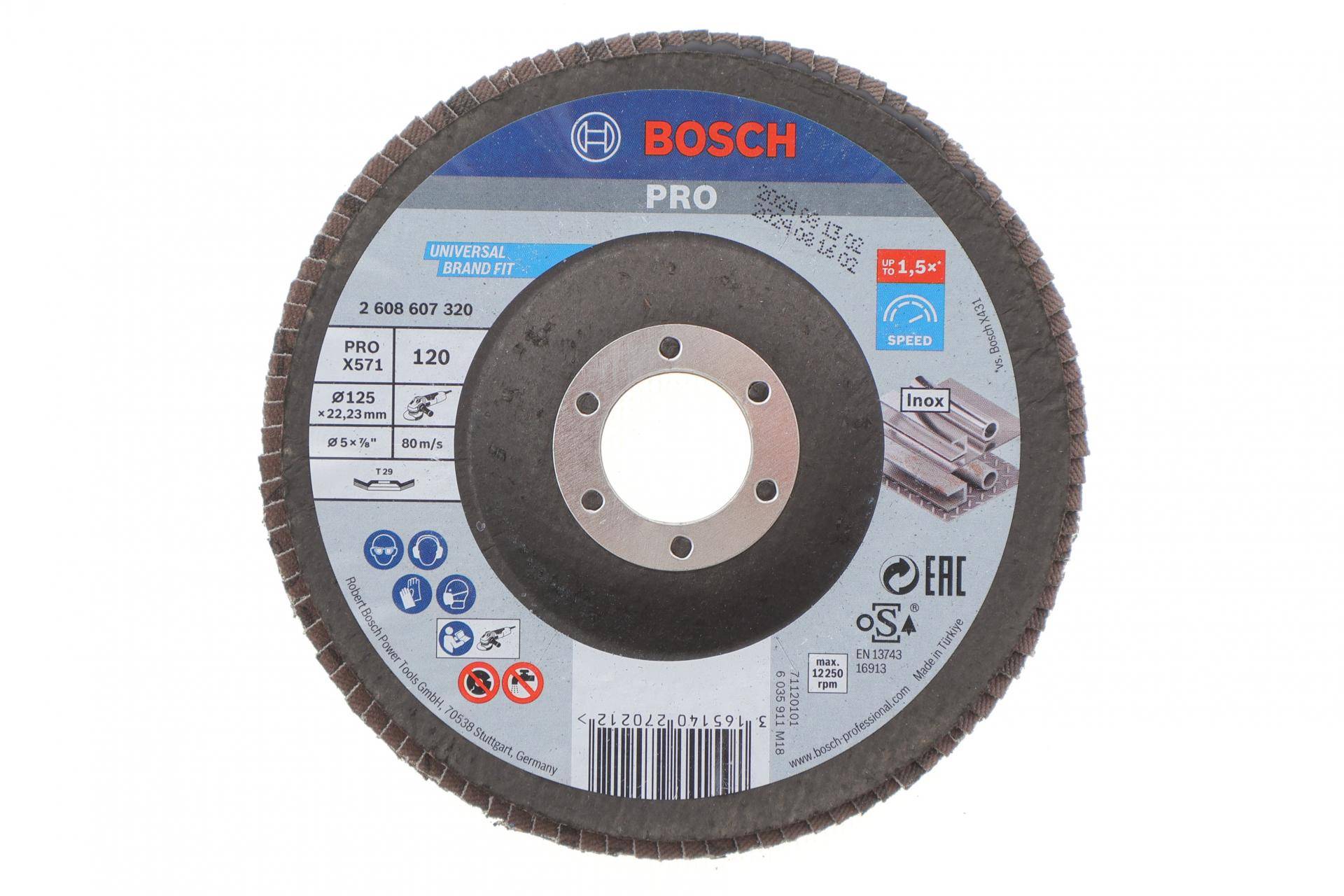 Круг зачисний 125x5x22,23 мм P120 Best for Metal