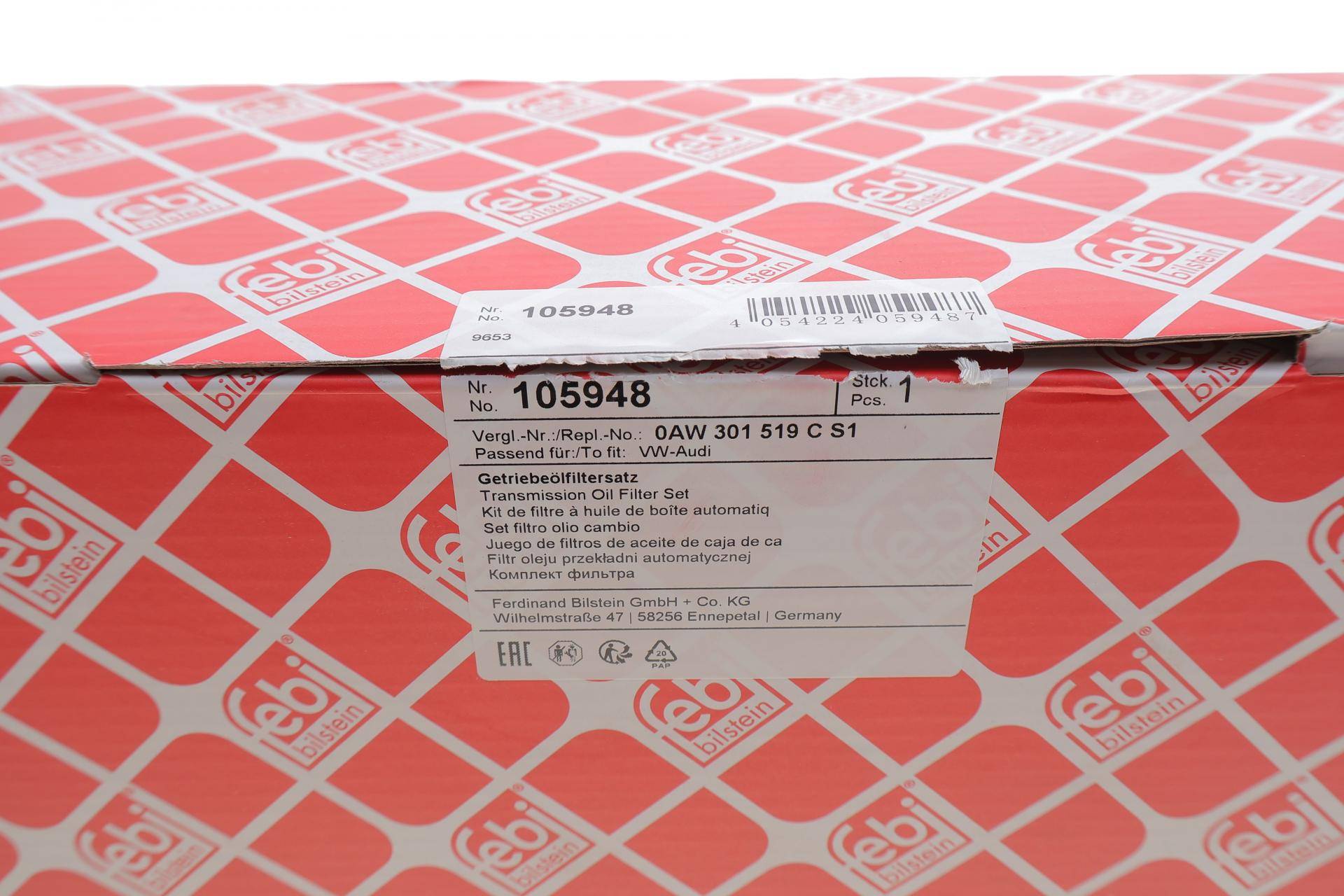 Фільтр АКПП Audi A4/A5/A6/A7 1.8-3.2 07-18
