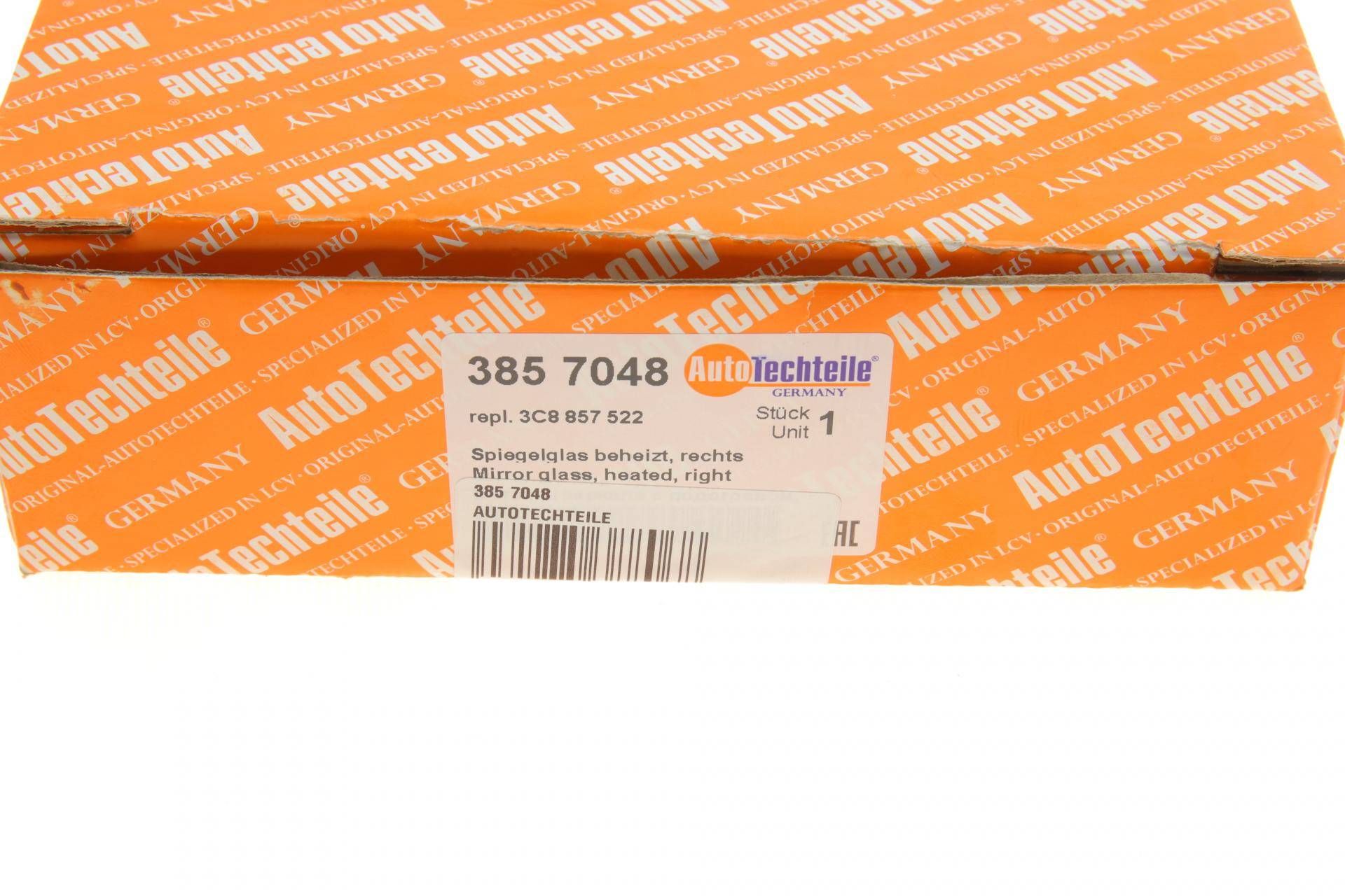 Скло дзеркала (з підігрівом) VW Jetta 11-17/Passat B7 10-14 (R)