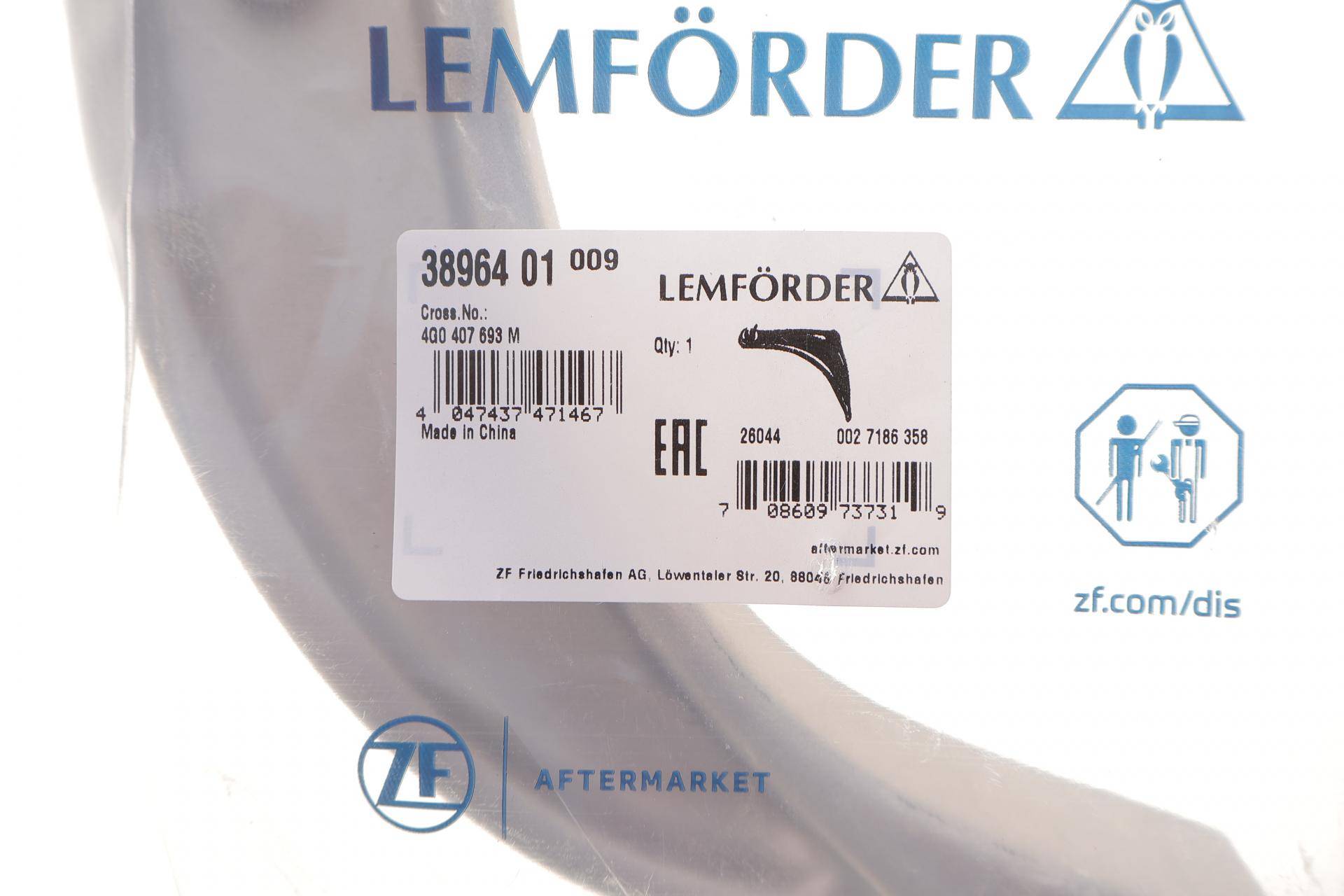 Важіль підвіски (передній) (L) Audi A6/A7 Sportback 11-