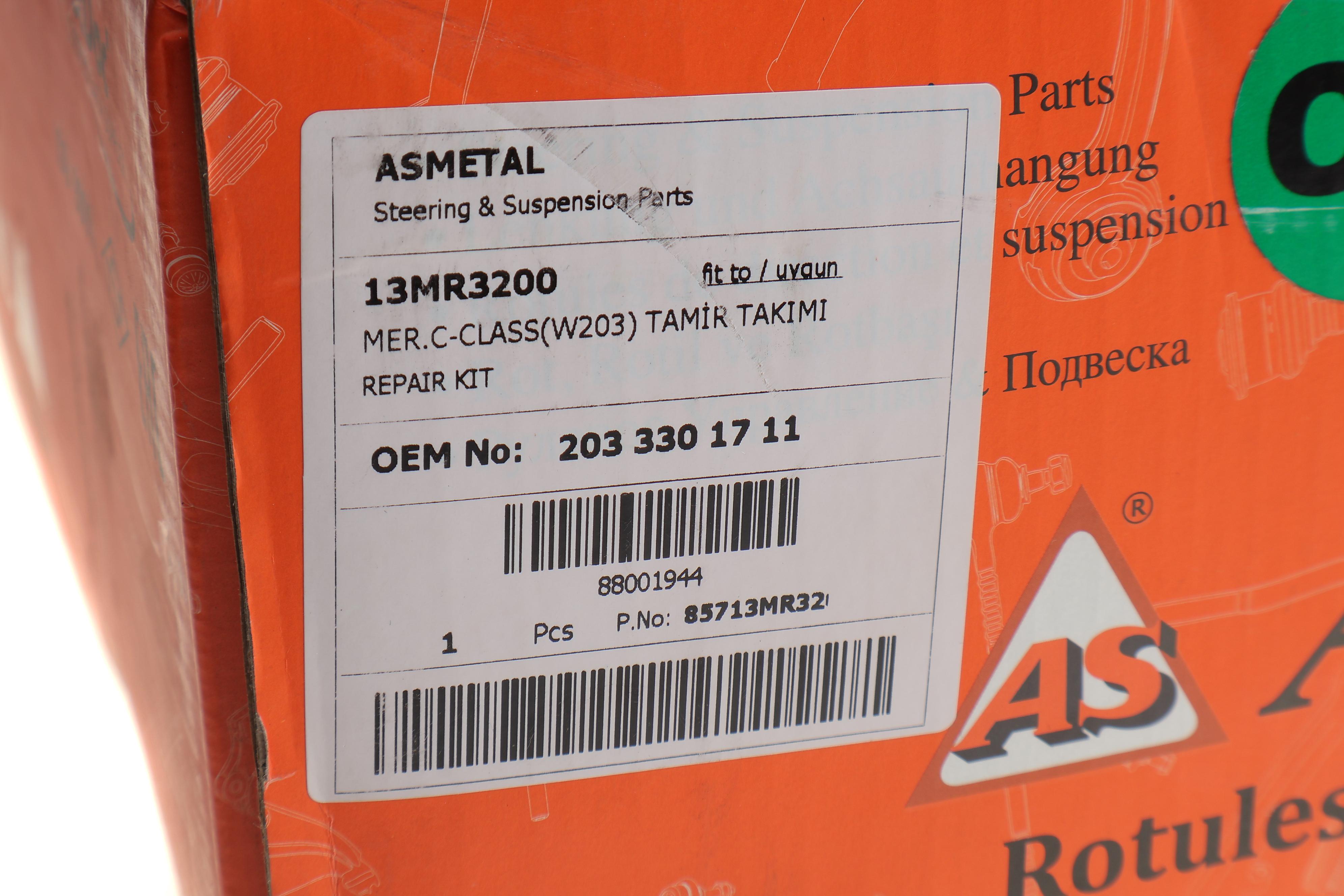 Ремкомплект підвіски (Важільи/Тяги рульові/Наконечники тяги/Тяги стабілізатора) MB C-class (W203) 00