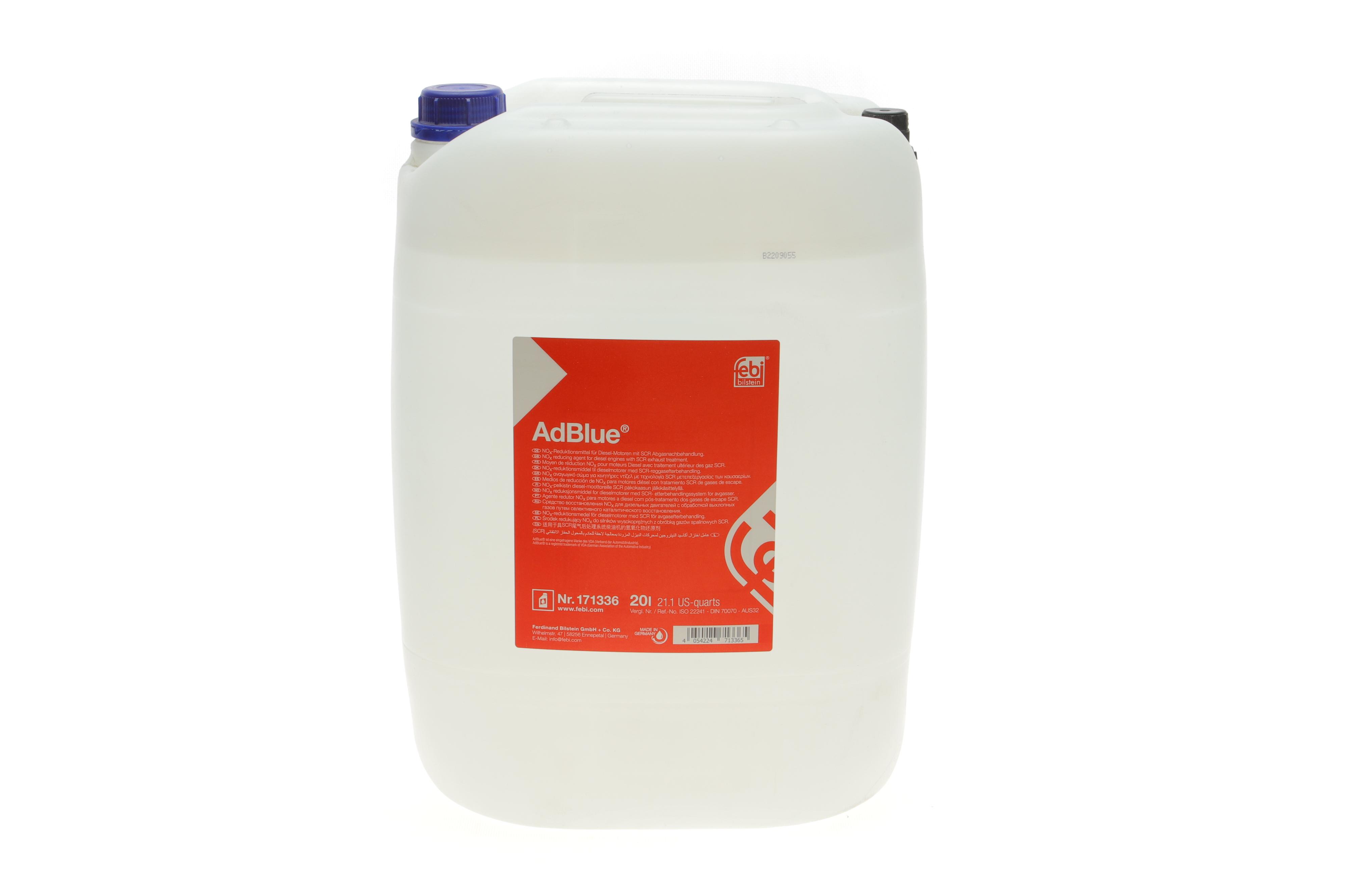 Рідина для нейтралізації відпрацьованих газів AdBlue (сечовина) (20L)