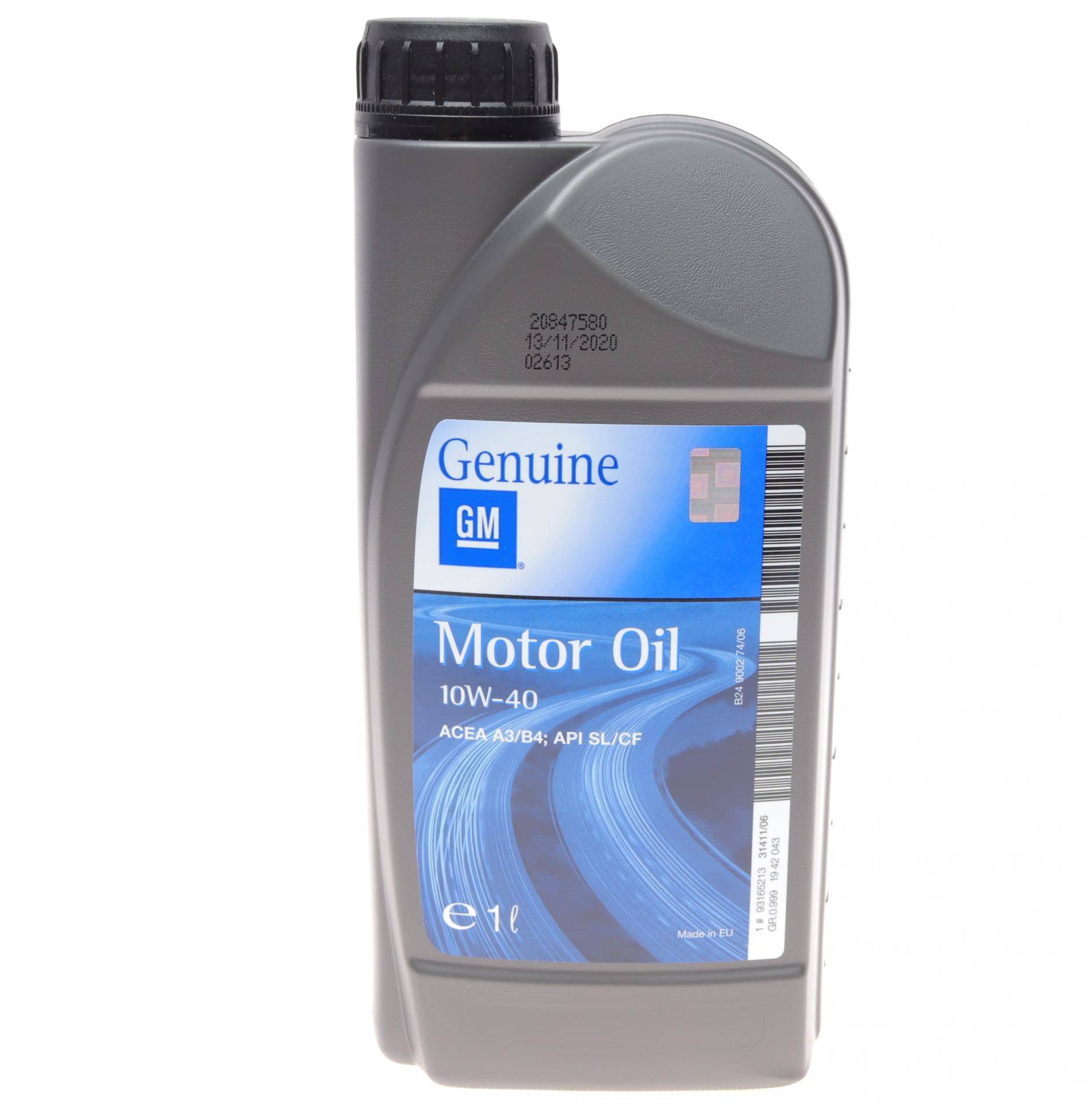 Олива 10W40 GM Semi Synthetic (1L) 1942043