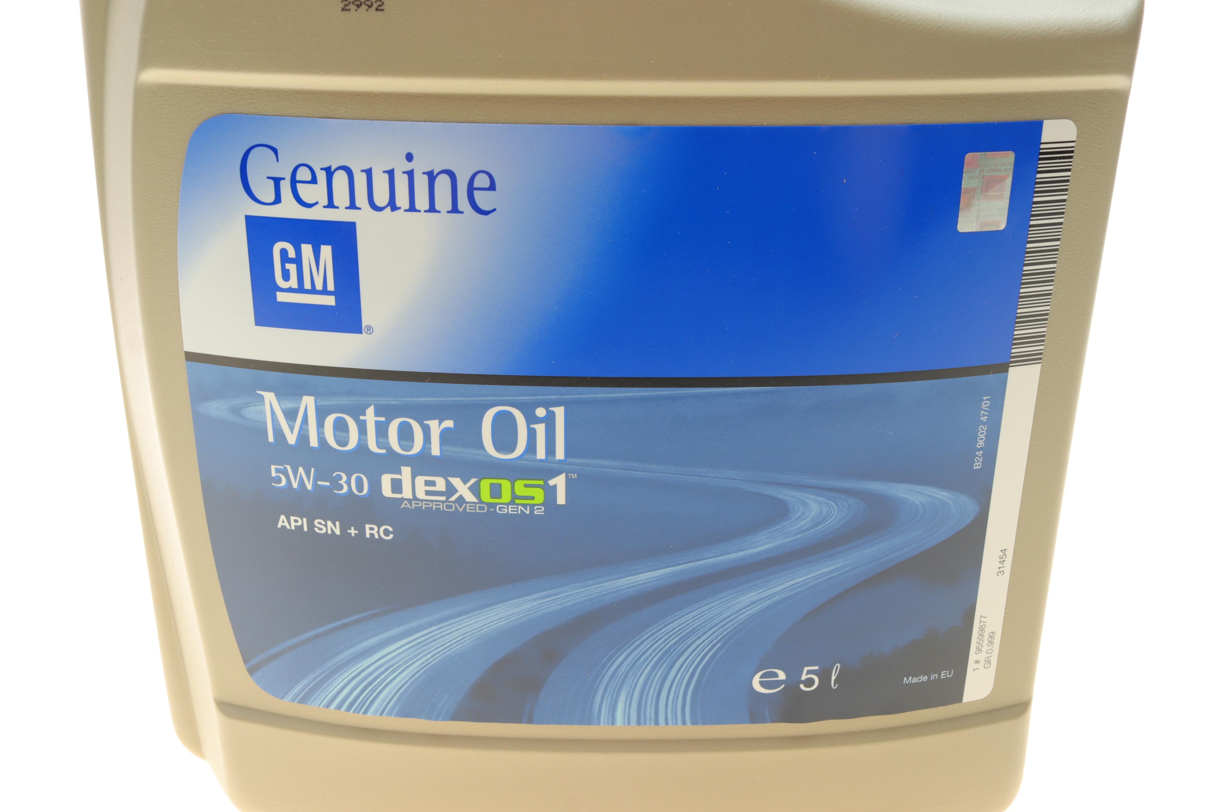 Олива 5W30 GM Dexos1 Gen3 (5L)