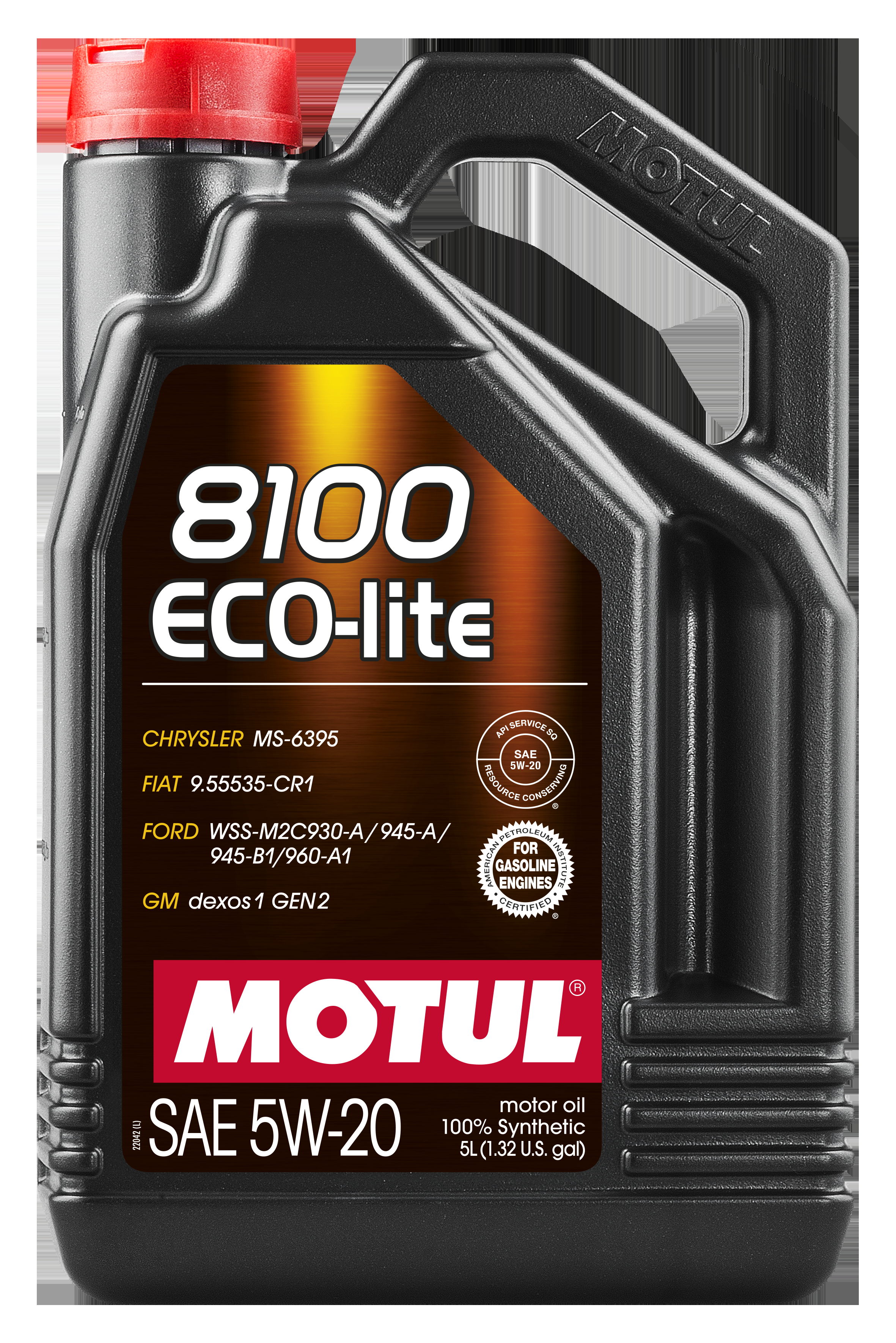 Олива 5W20 8100 Eco-lite (5L) (GM dexos1 GEN3/M2C 930-A/M2C 945-A) (109104)