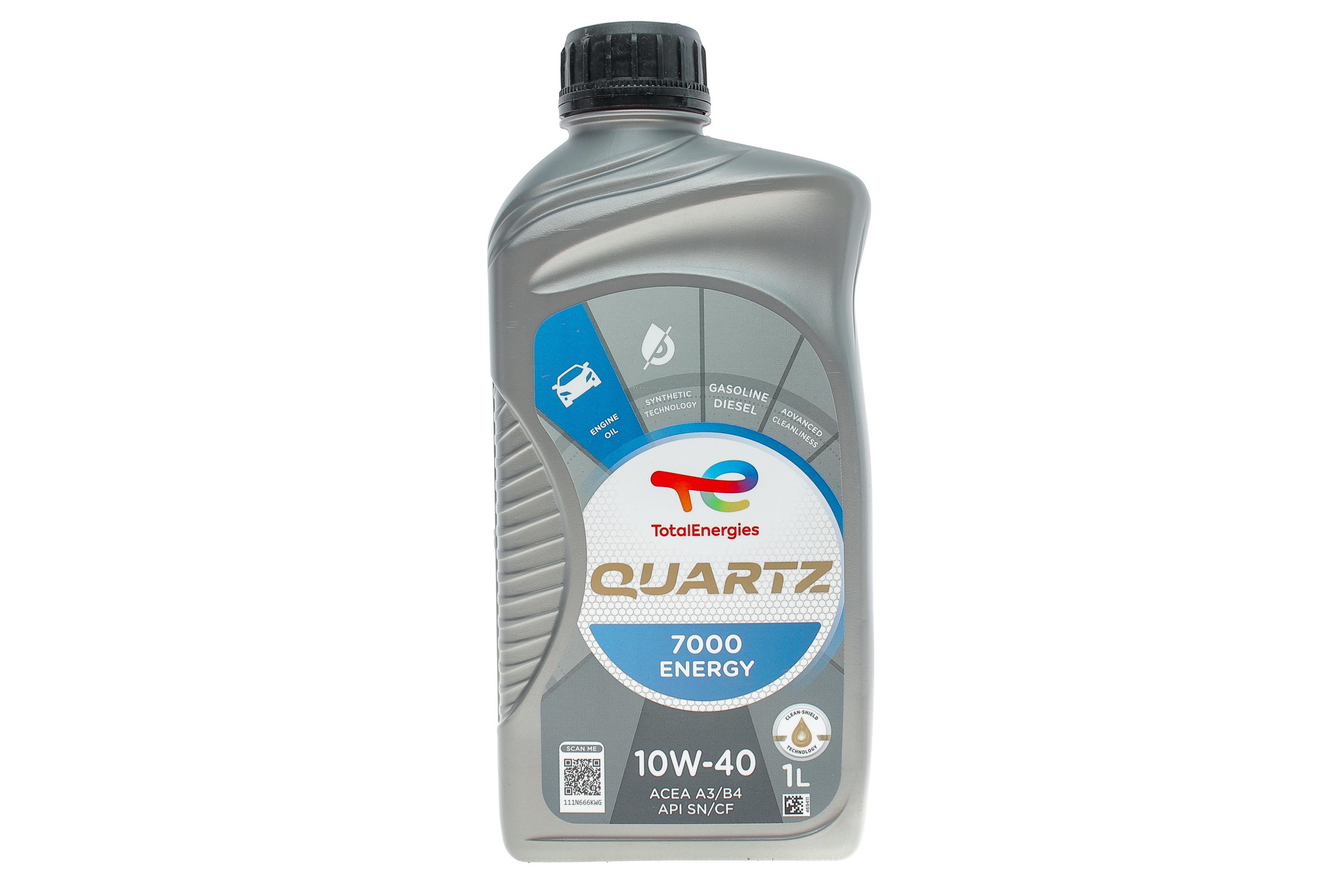 Олива 10W40 Quartz 7000 Energy (1л) (MB229.1/VW505.00) (201535/167637)