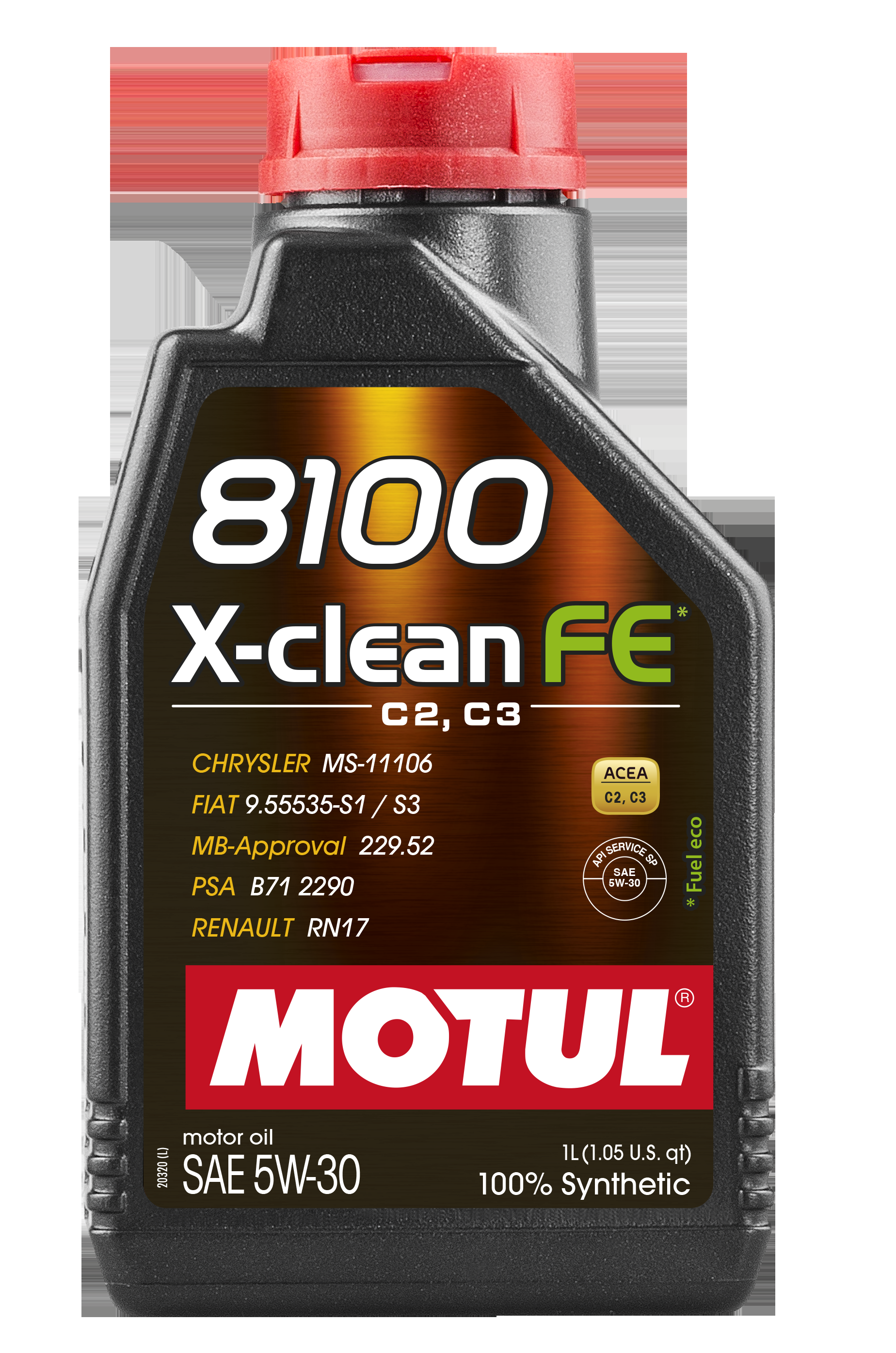 Олива 5W30 X-clean FE 8100 (1L) (ACEA C2/C3/API SP/MB229.52/PSA B71 2290/RN17) 112771