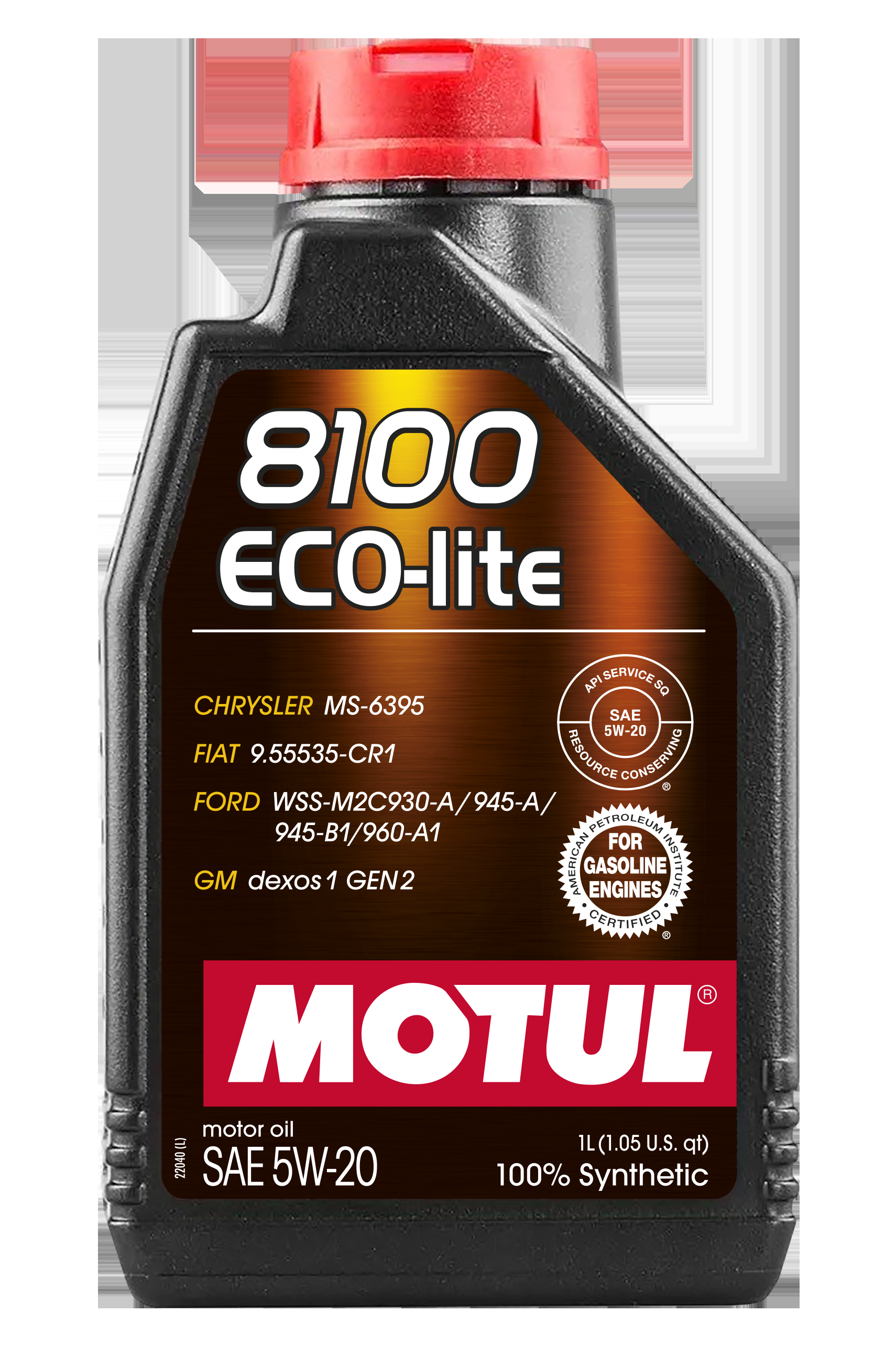 Олива 5W20 8100 Eco-lite (1л) (GM dexos1 GEN3/M2C 930-A/M2C 945-A) (109102)