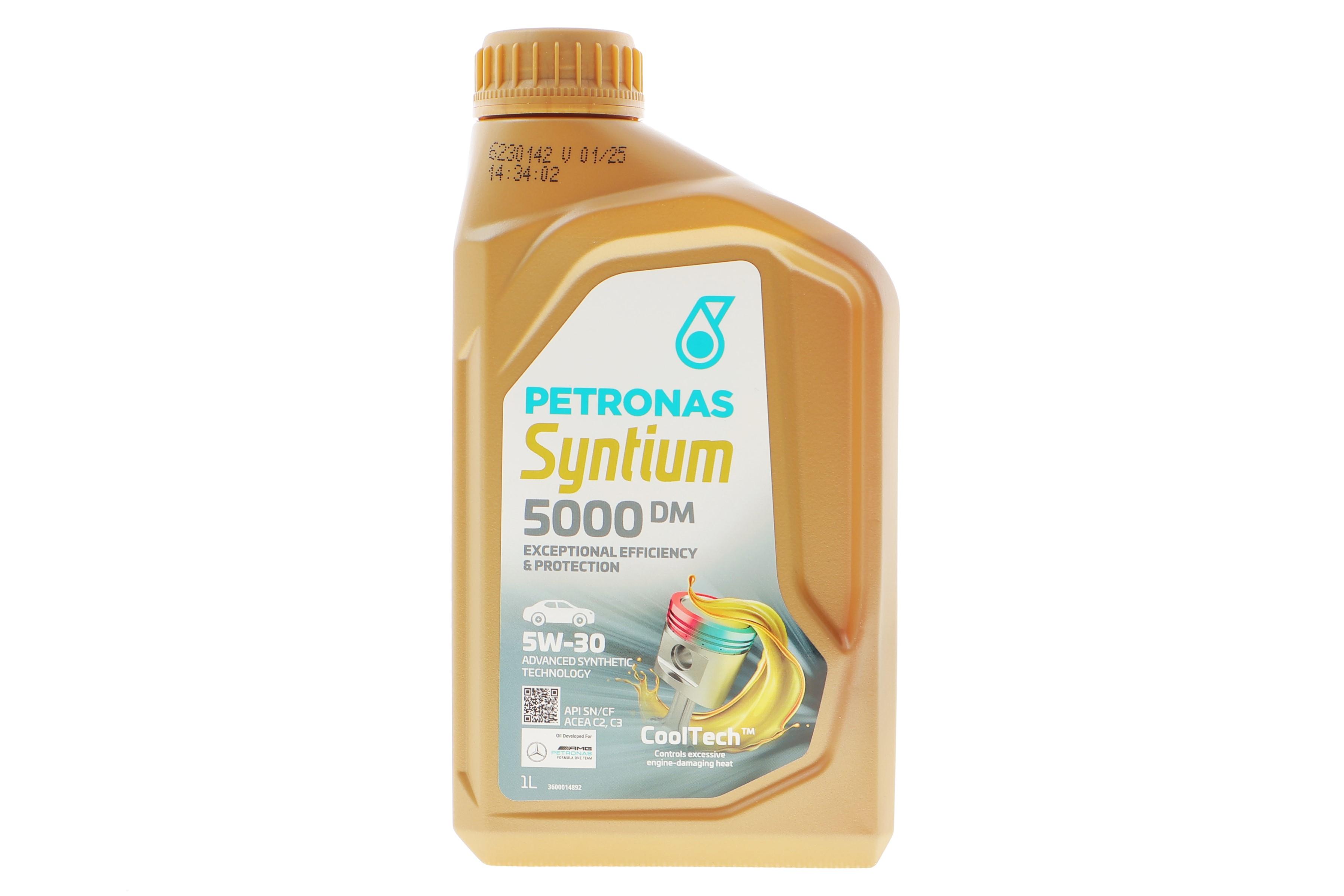 Олива 5W30 SYNTIUM 5000 DM (1L) (MB 229.51/MB 229.52/VW 505.00/505.01/LL-04/RN0700/RN0710)