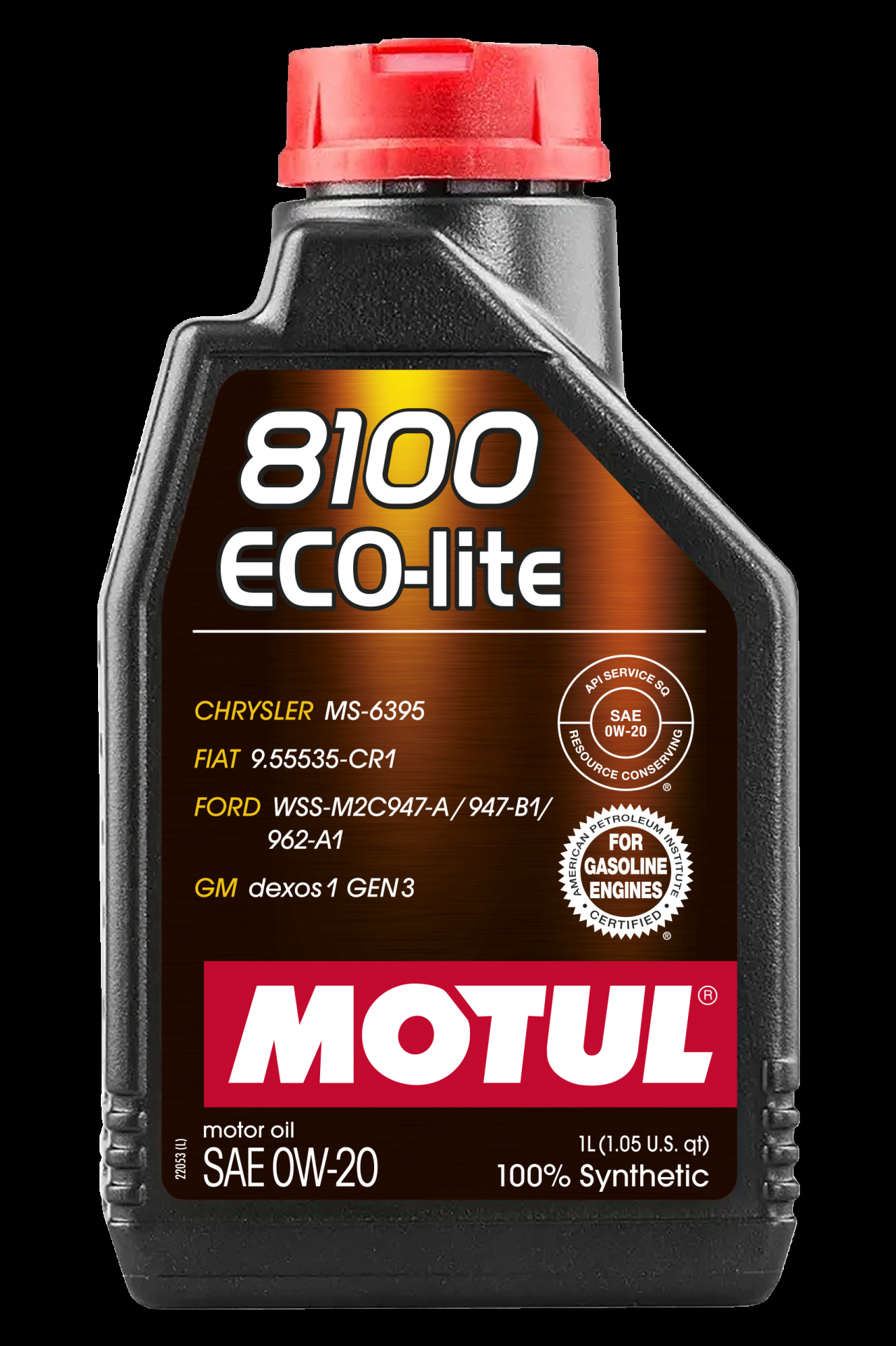 Олива 0W20 ECO-lite SAE 8100 (1л) GM dexos1 GEN3 (104981)/(101525/108534)