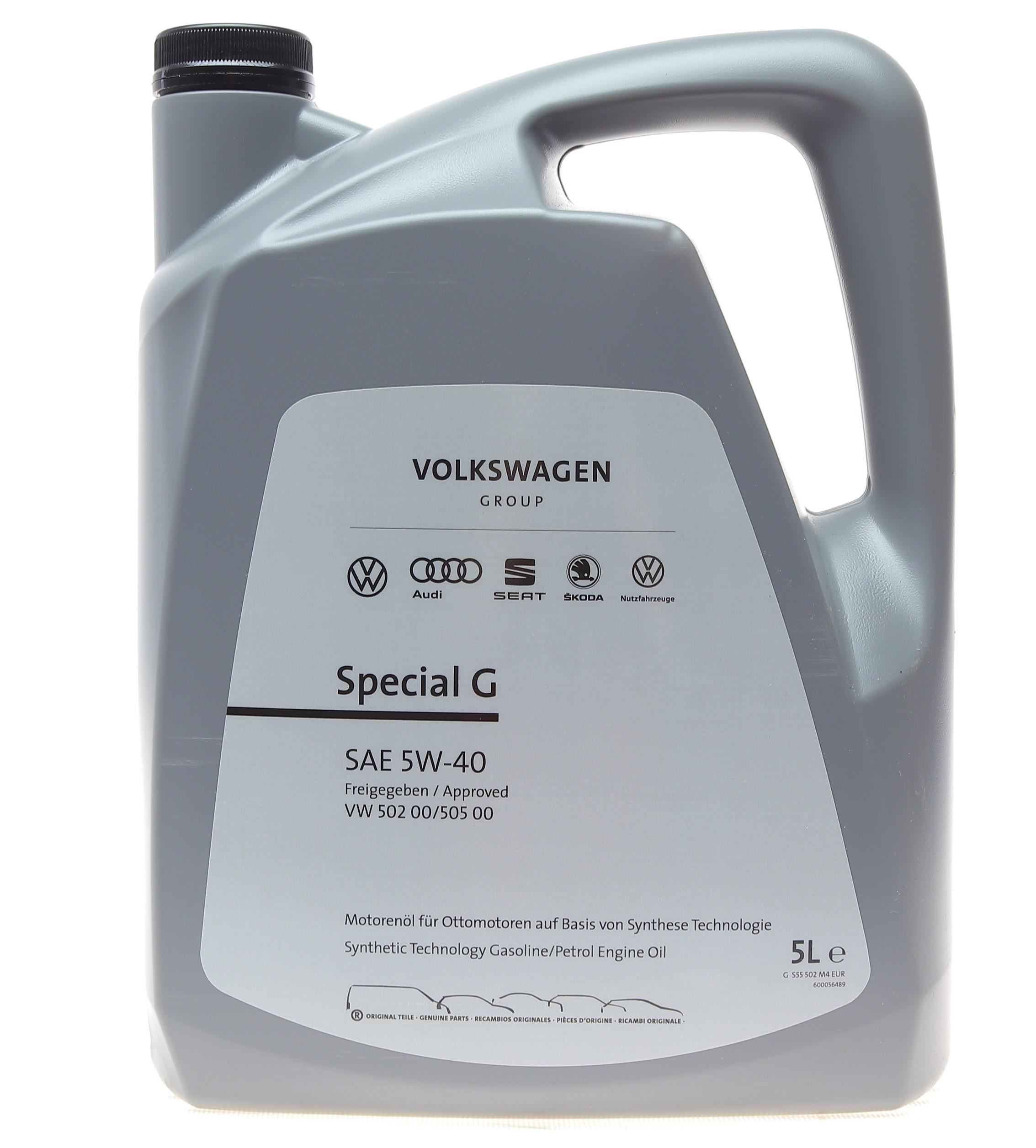 Олива 5W40 Special G (5L) (VW 502 00/505 00)