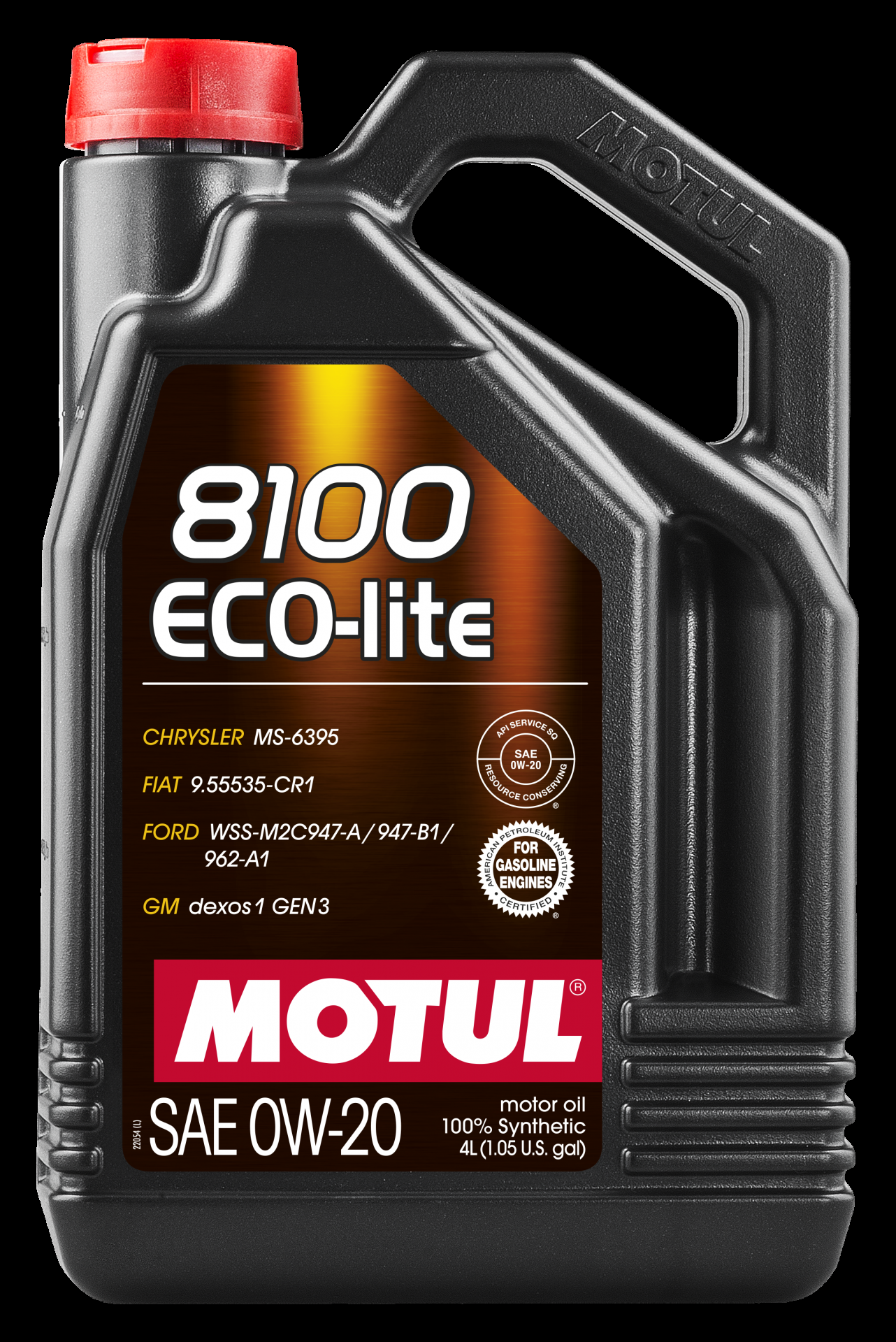 Олива 0W20 ECO-lite SAE 8100 (4L) GM dexos1 GEN3(108535)