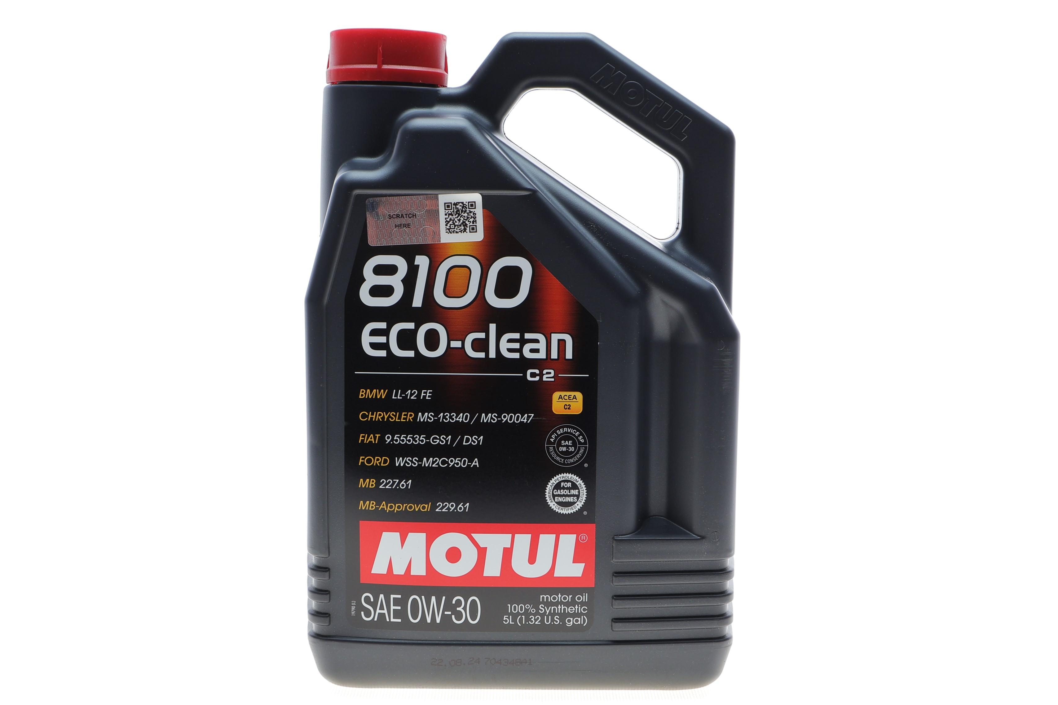 Олива 0W30 ECO-Clean 8100 (5L) (Toyota/Honda/Subaru) 102889