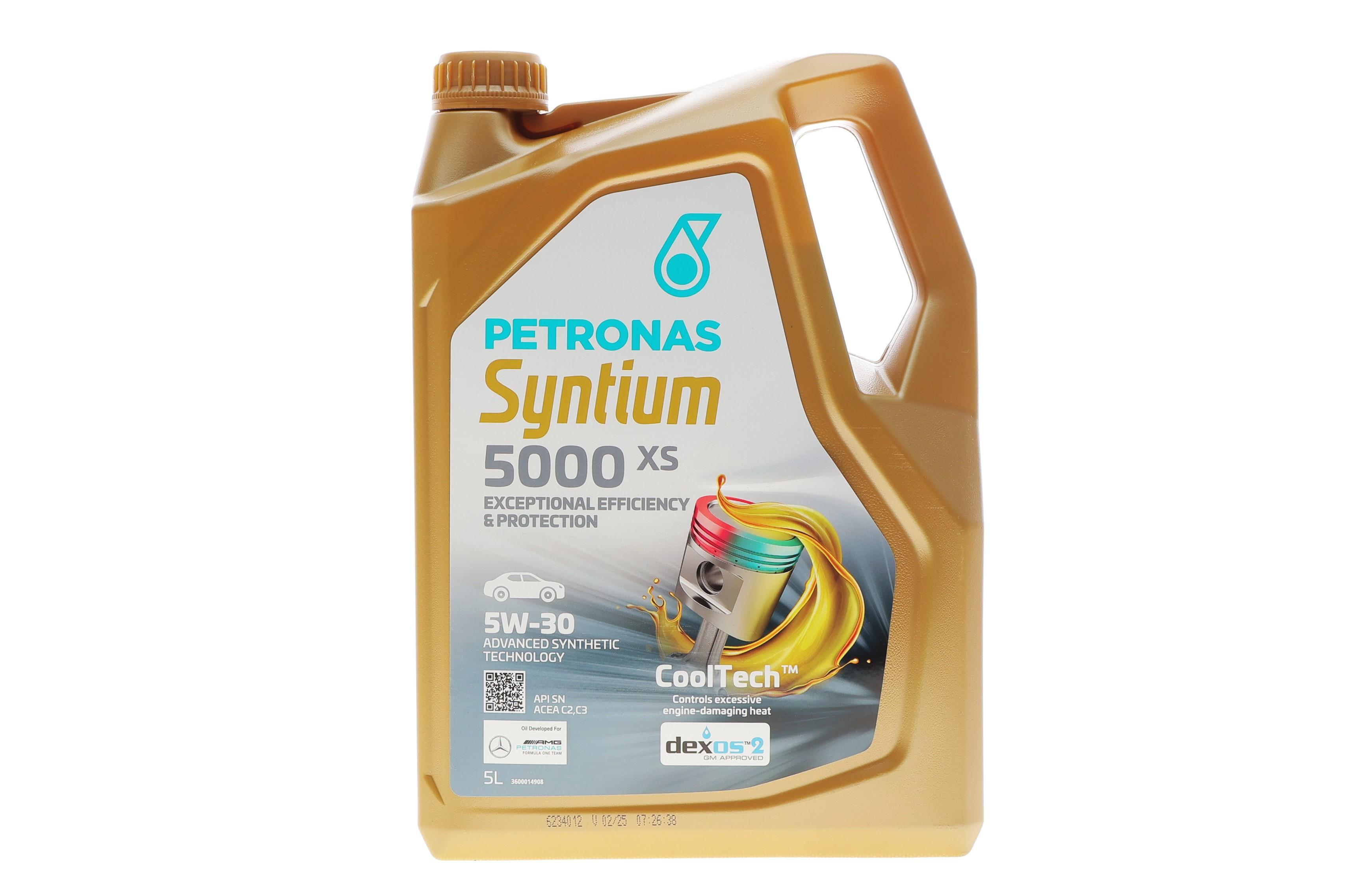Олива 5W30 SYNTIUM 5000 XS (5L) GM Dexos 2 (API SN/ACEA C2/C3) заміна для 70660M12EU