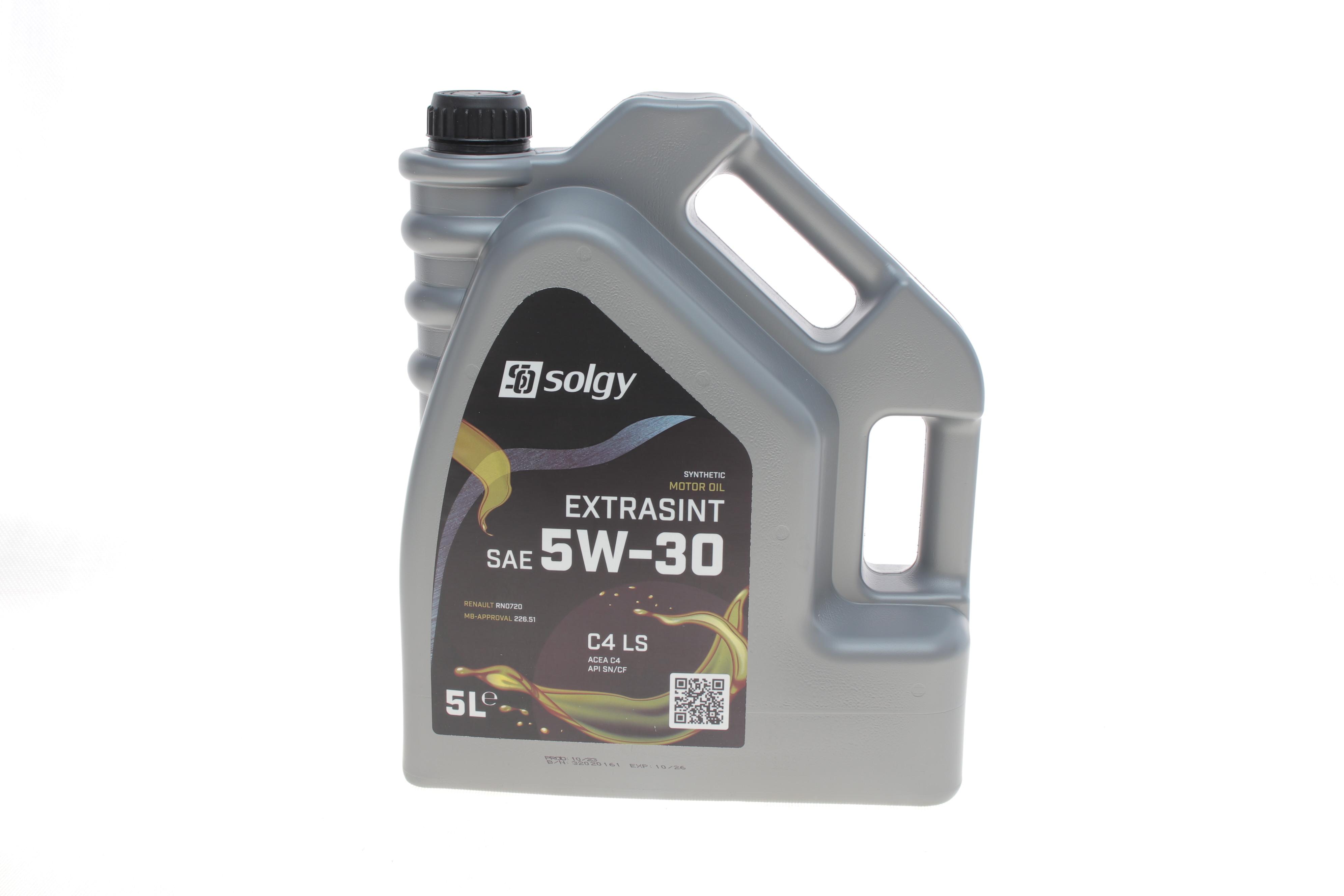 Олива 5W30 EXTRASINT C4 LS (5L) (RN 0720/MB226.51/API SN/CF/ACEA C4 сумісний A3/B4)