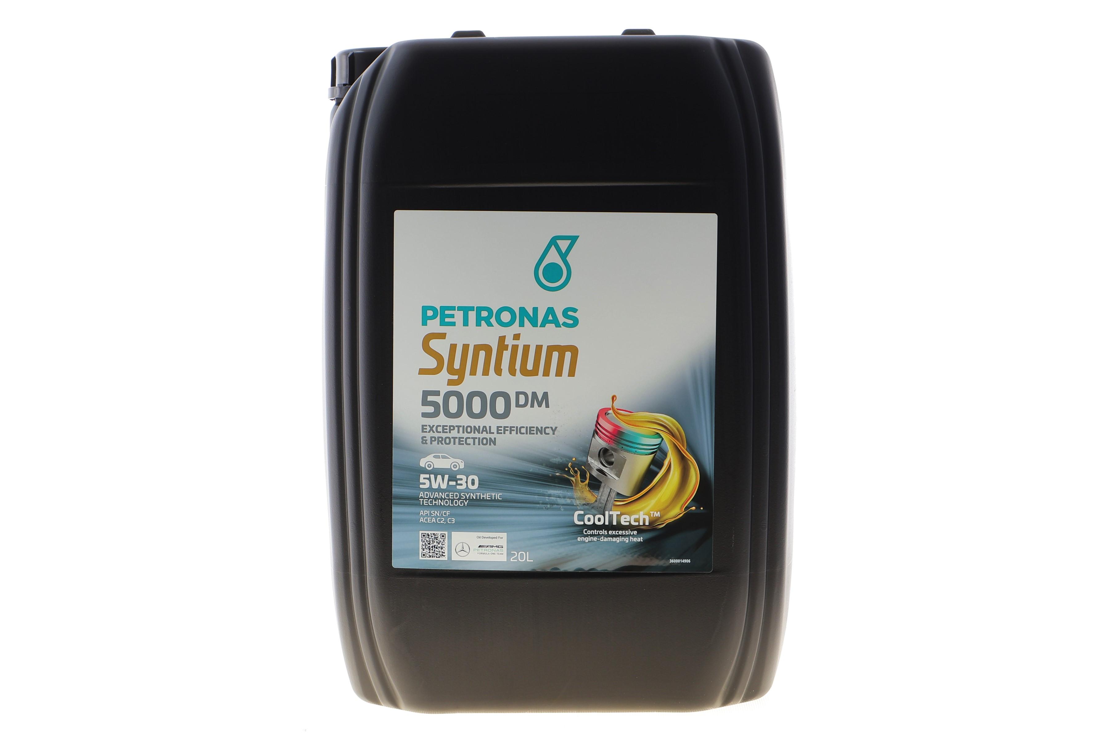 Олива 5W30 SYNTIUM 5000 DM (20L) (MB 229.51/MB 229.52/VW 505.00/505.01/LL-04/RN0700/RN0710)