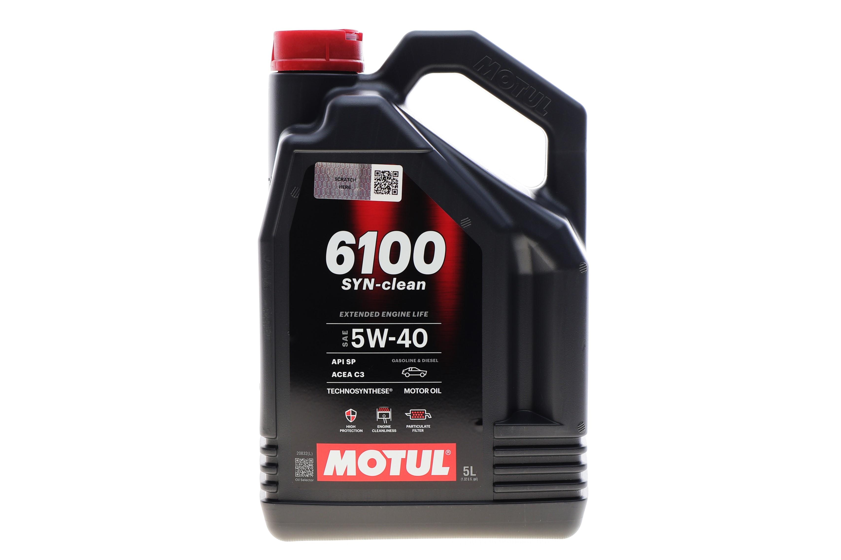 Олива 5W40 6100 Syn-clean (5L) ( ACEA C3/API PERFORMANCE SP) (113116)