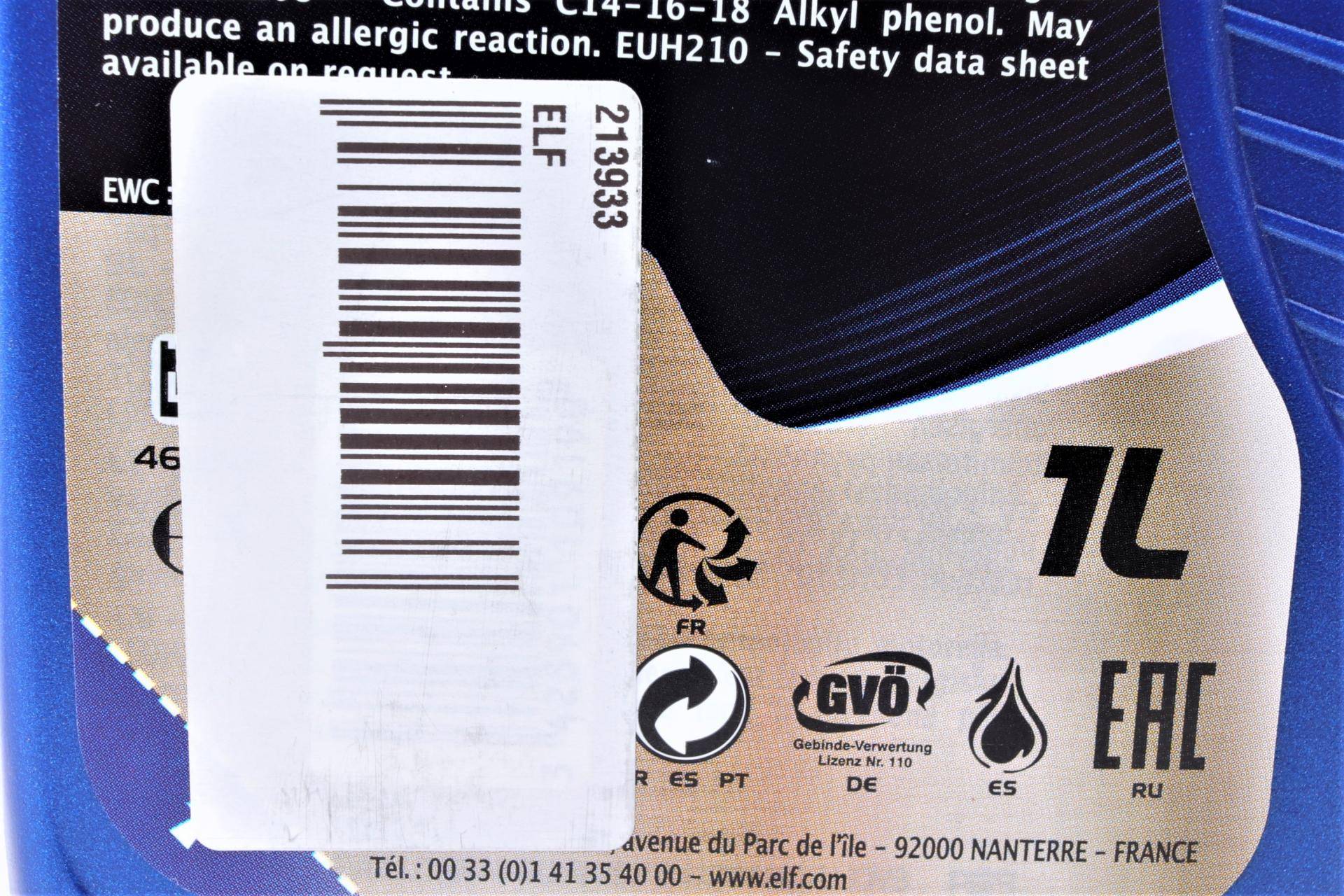 Олива 5W30 Evolution Full-Tech FE (1л) (C4/RN 0720/MB226.51)