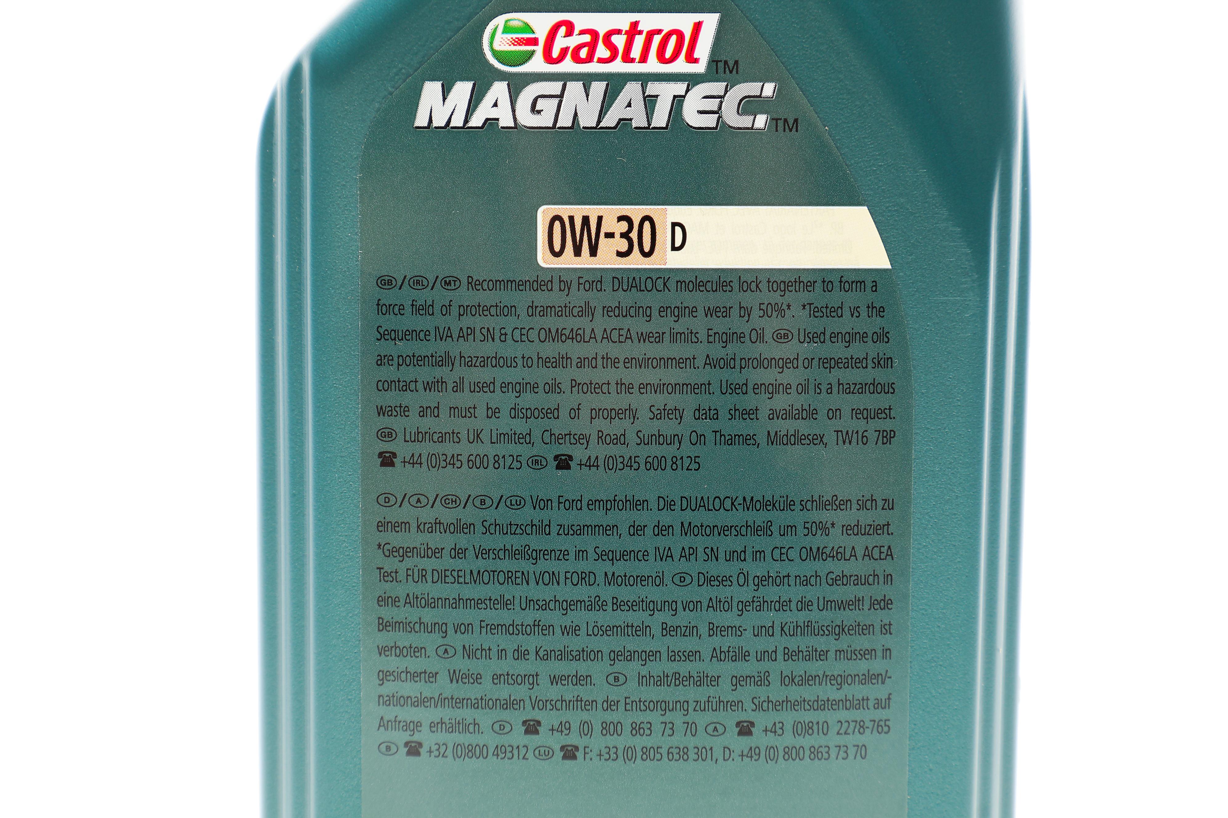 Олива 0W30 Magnatec Professional D (1L) (ACEA C2) (Ford WSS-M2C950-A)