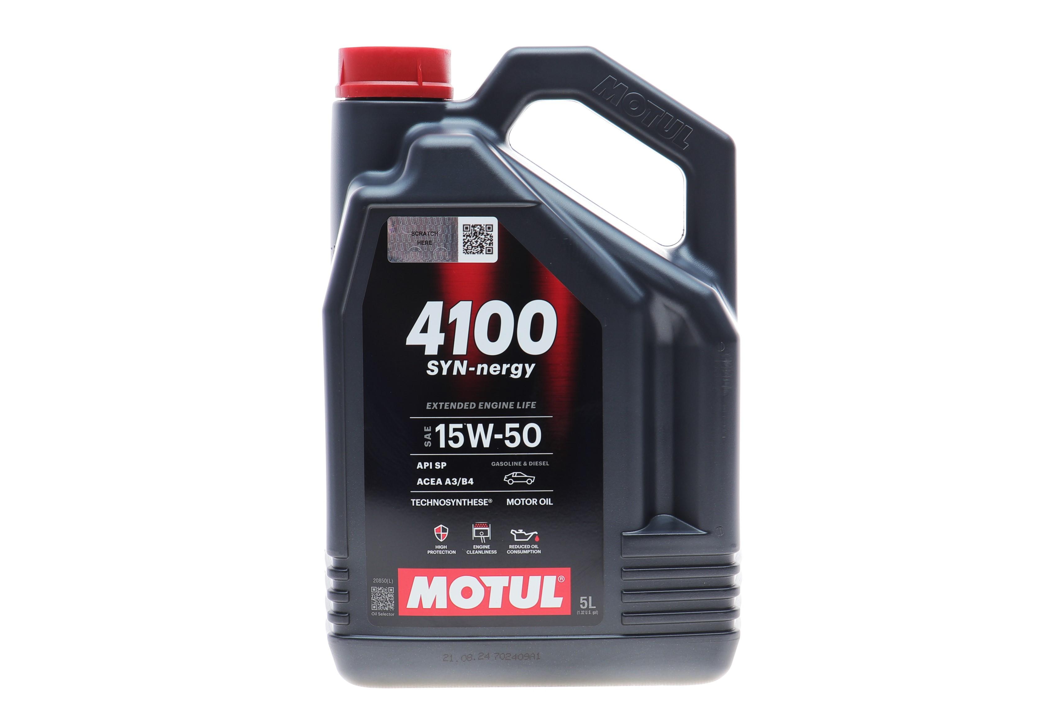 Олива 15W50 4100 Syn-nergy (5L) (API SP) (ACEA A3/B4) (113163)