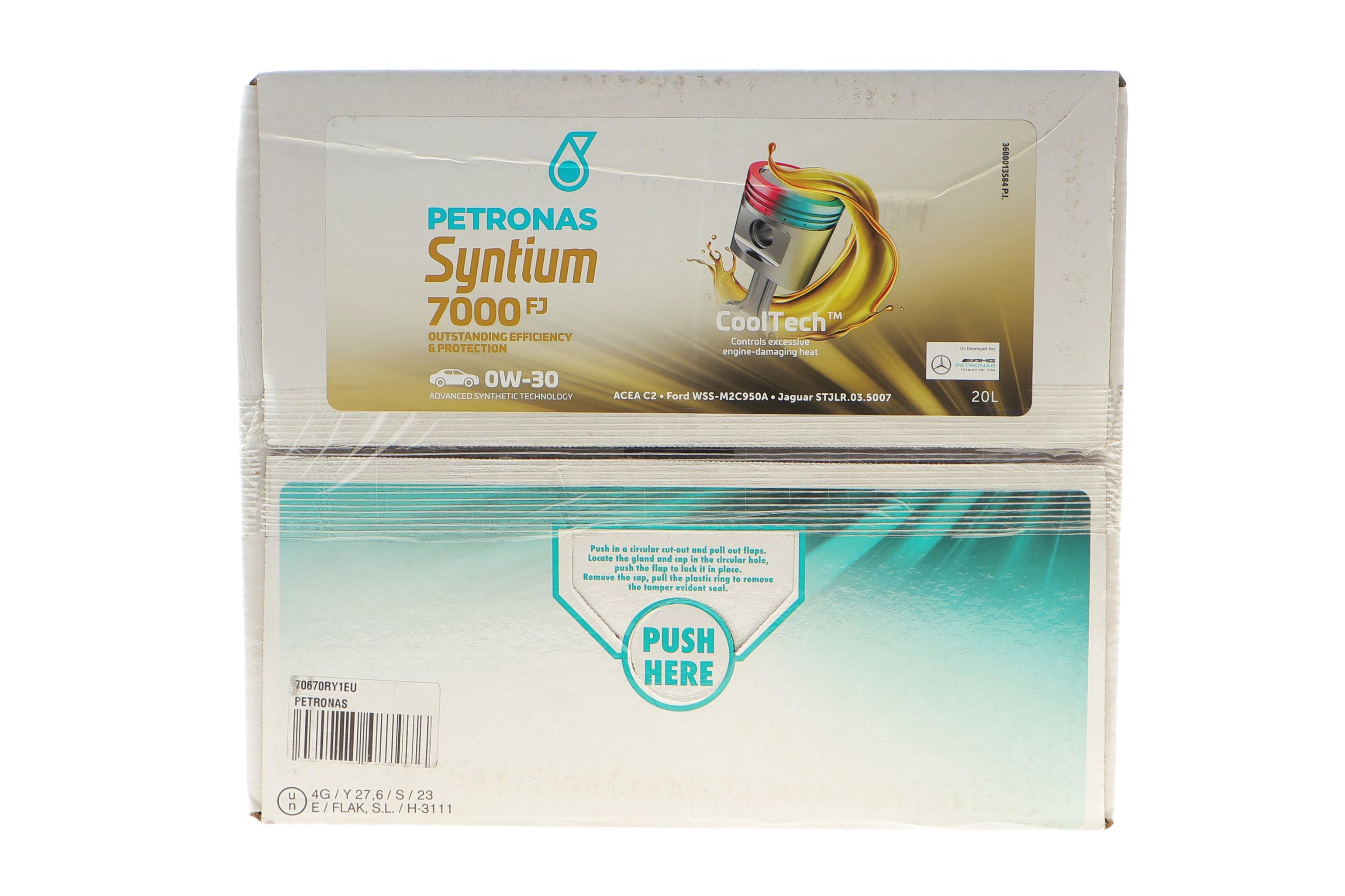 Олива 0W30 SYNTIUM 7000 FJ (20L) (Ford WSS-M2C950-A/Jaguar Land Rover STJLR.03.5007) (ACEA C2) упако