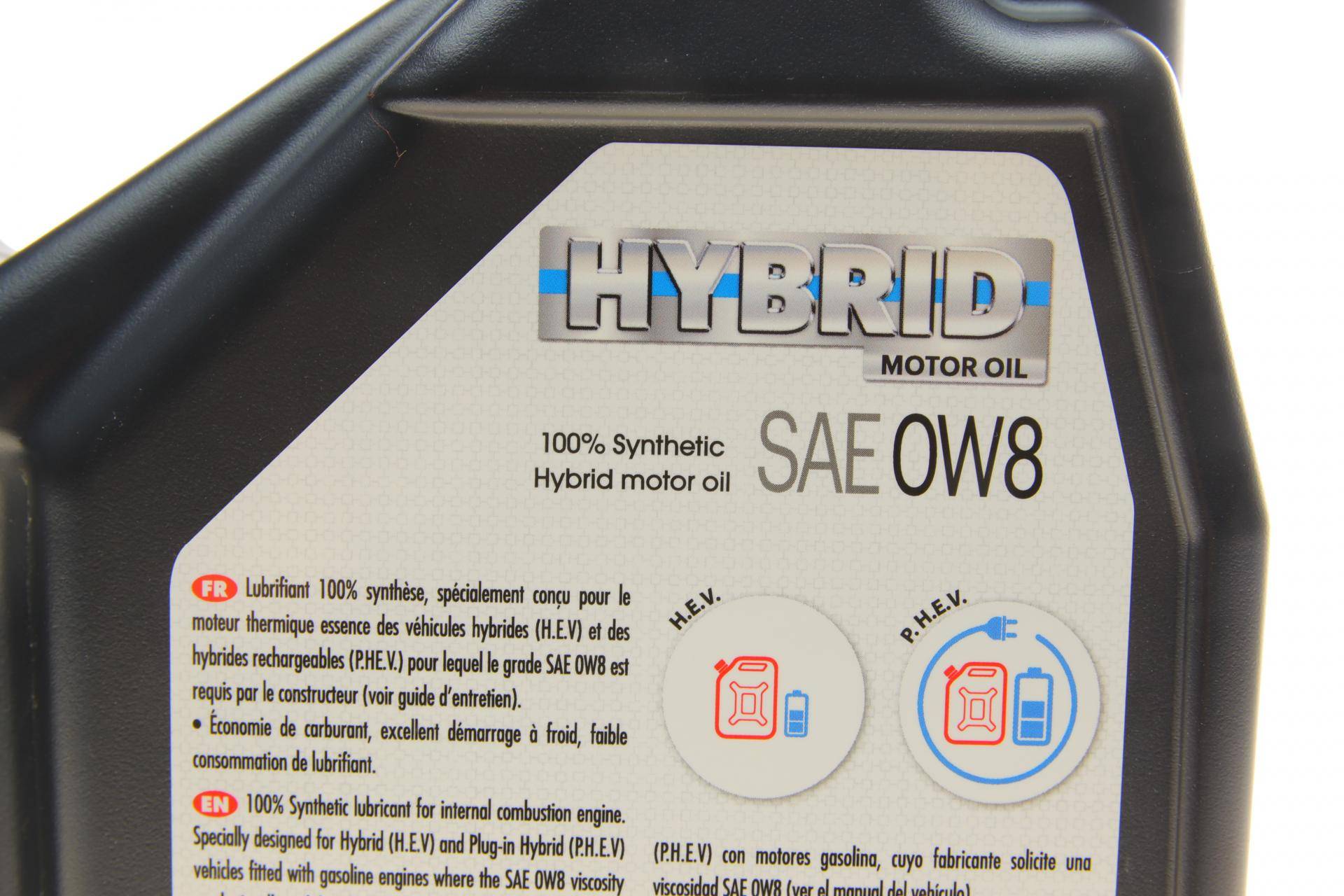 Олива 0W8 NGEN Hybrid (4L) (107155) (SAE J 300/ASTM D1298/ASTM D445/D4741/D2270) знятий з виробн