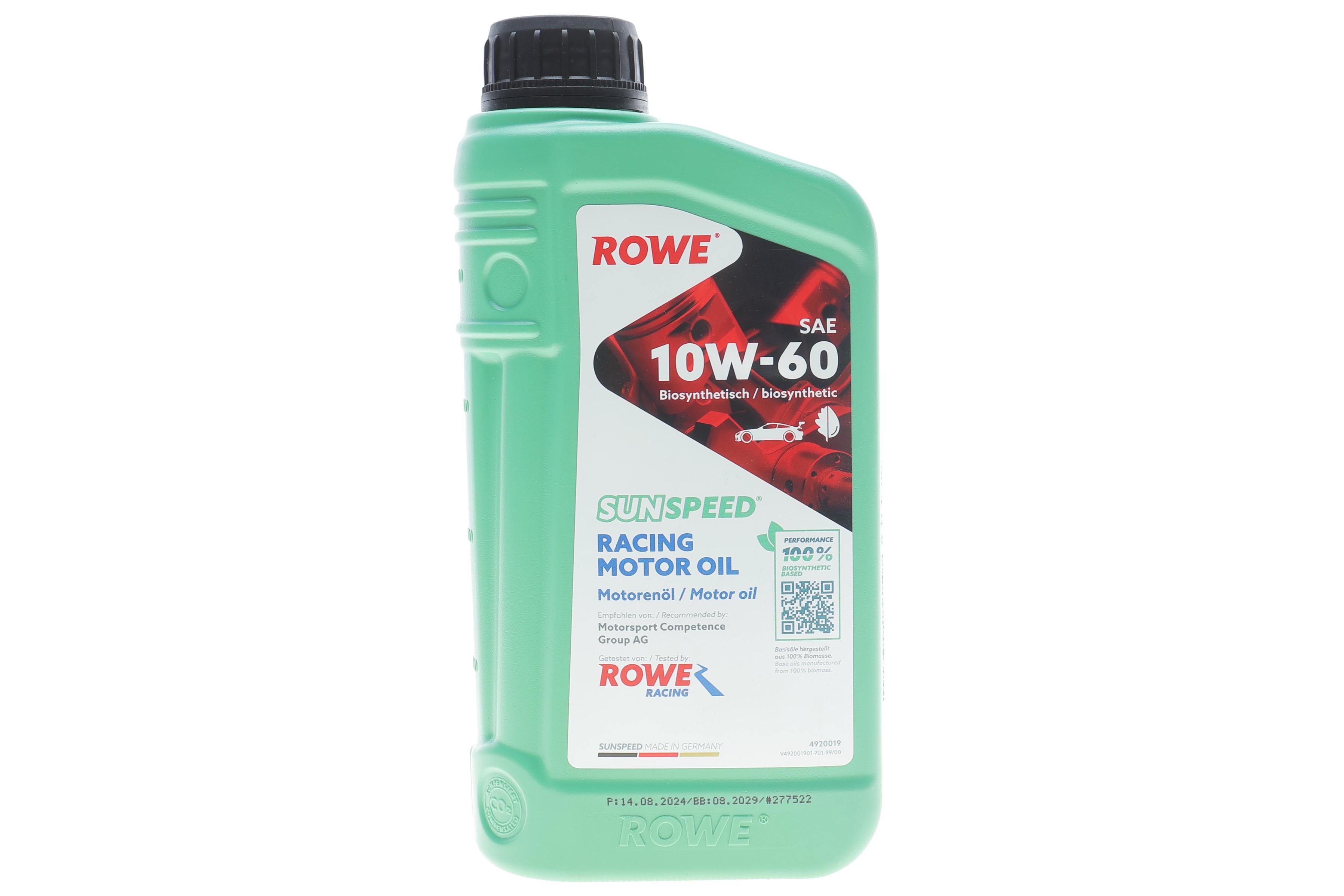 Олива 10W60 SUNSPEED RACING MOTOR OIL (1L) MULTI-ESTER TECHNOLOGY