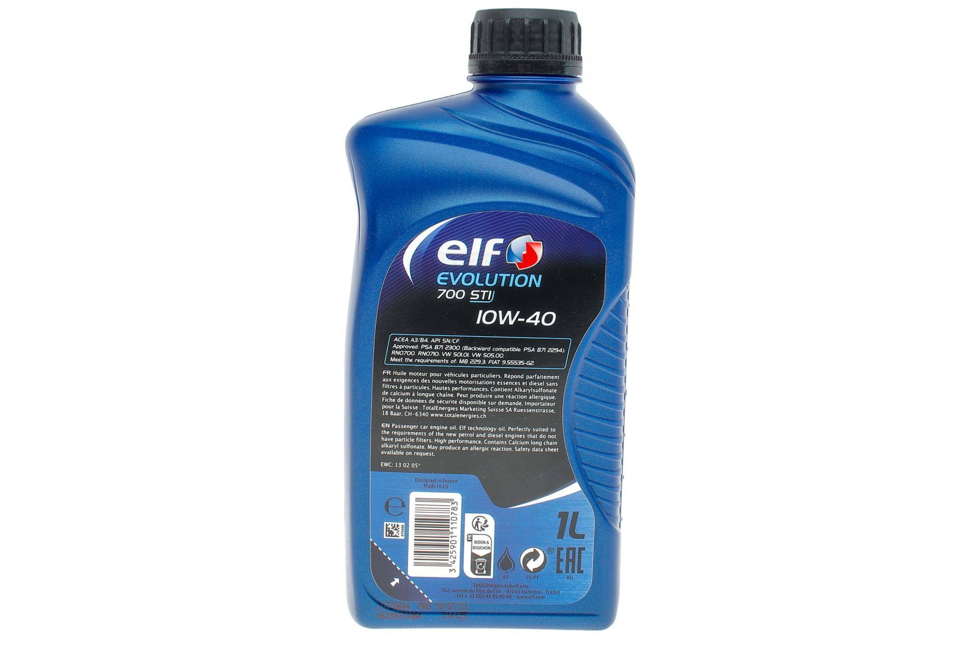 Олива 10W40 Evolution 700 STI (1L) (VW/501.01/505.00/MB 229.1) 216669