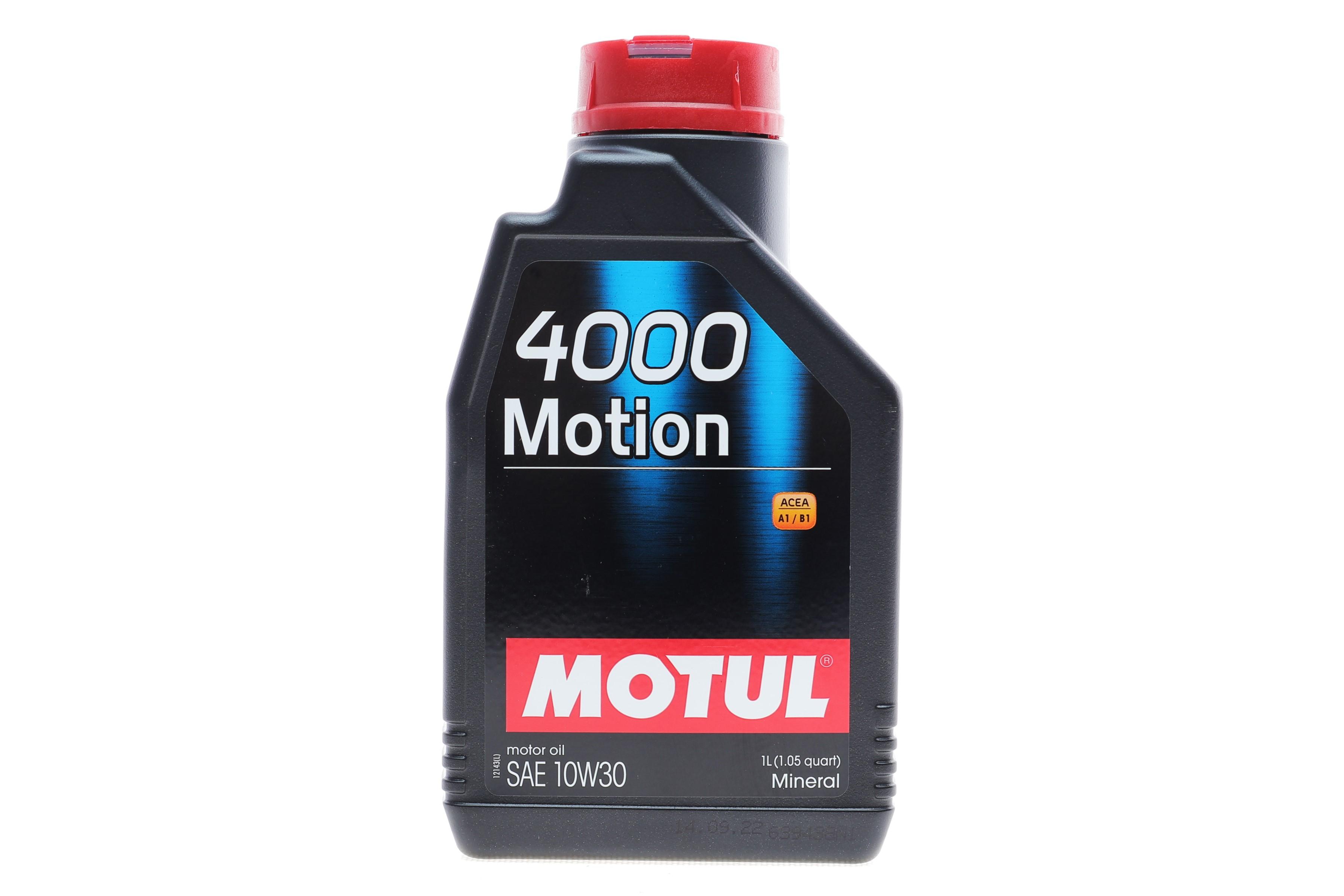 Олива 10W30 4000 Motion (1L) (ACEA A1/B1) (API SL/CF) (102813)