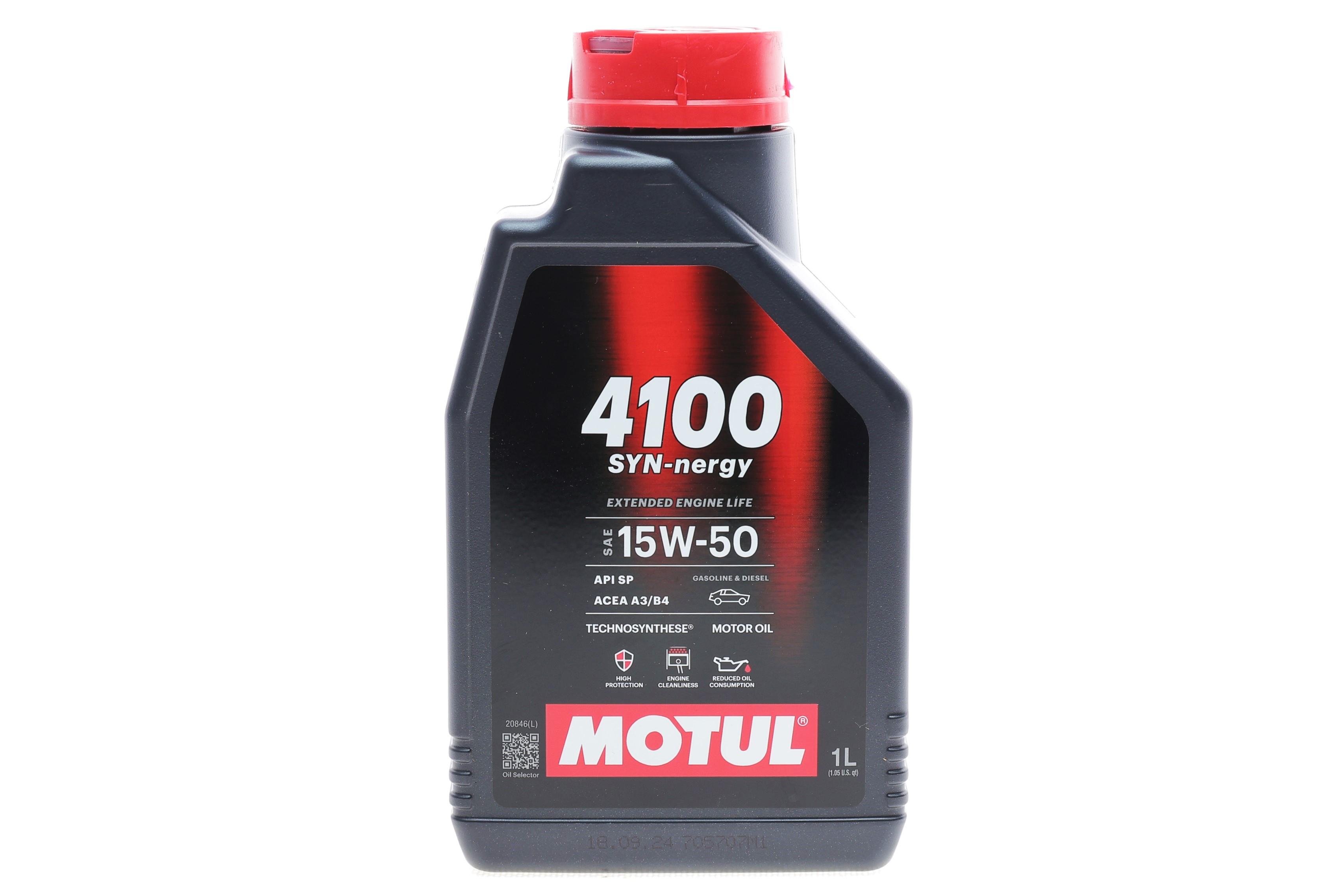 Олива 15W50 4100 Syn-nergy (1L) (API SP) (ACEA A3/B4) (113161)