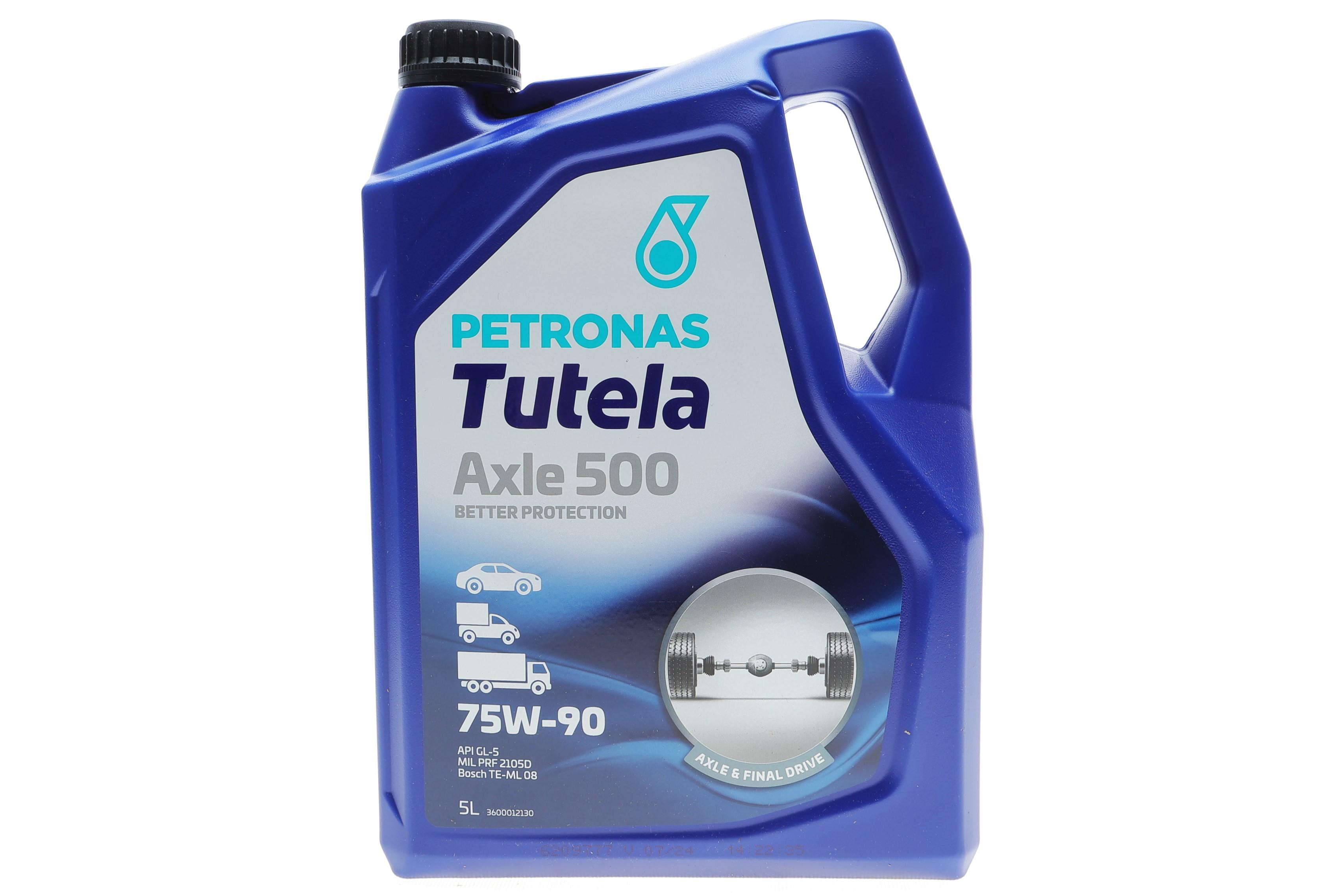 Олива 75W90 TUTELA AXLE 500 (5L) (MIL PRF 2105D) (API GL-5)