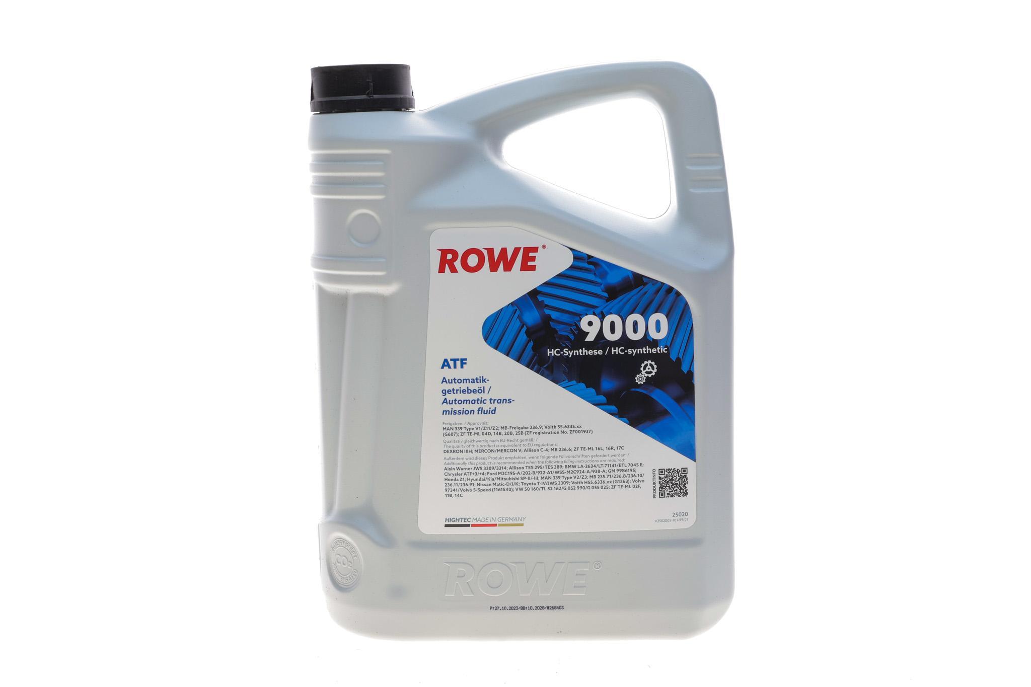 Олива HIGHTEC ATF 9000 (5L) (MB 235.71/236.8/236.10/236.11/236.91/BMW LA-2634) (червоний)