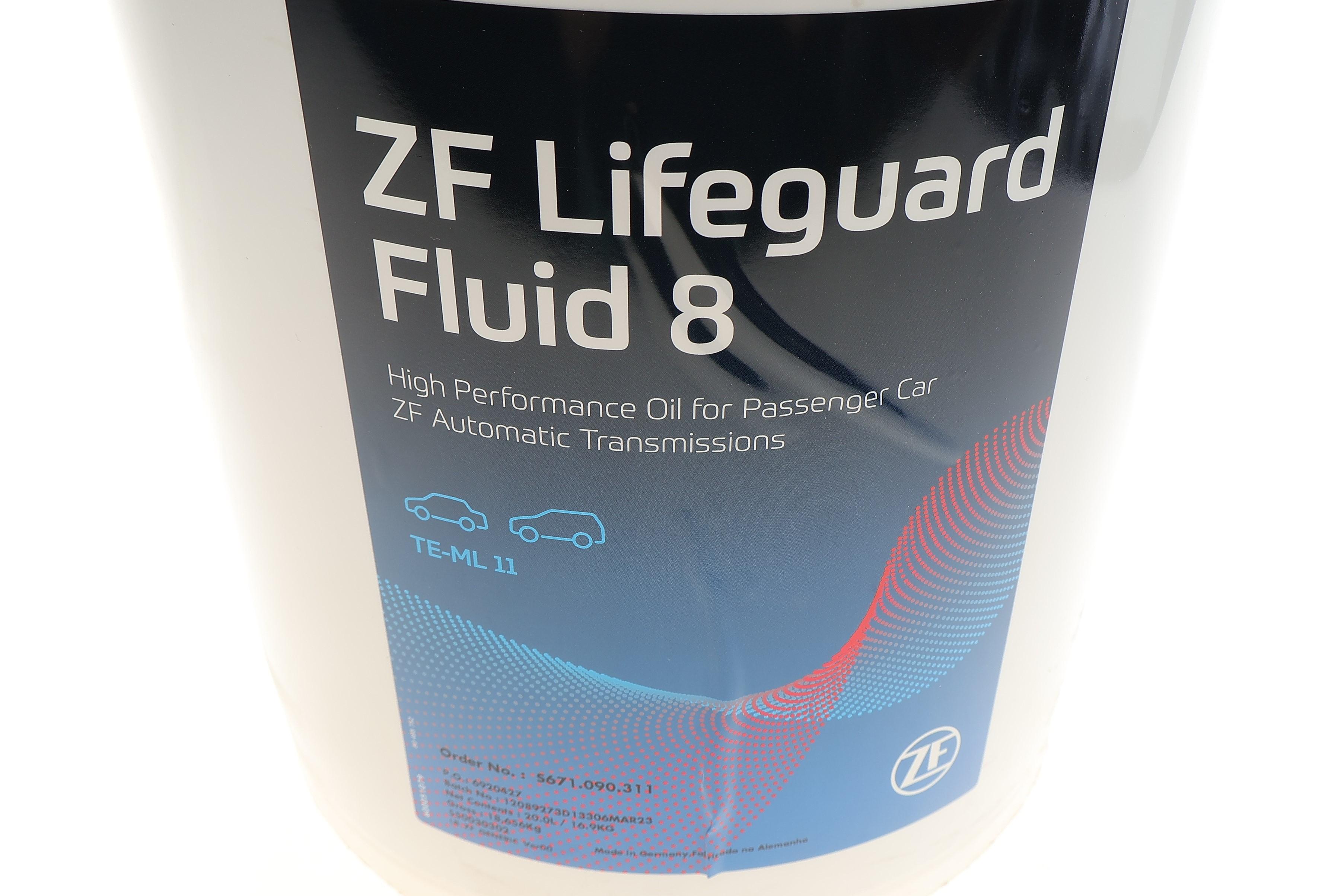 Олива АКПП ATF (20л) (ZF Lifeguard Fluid 8)