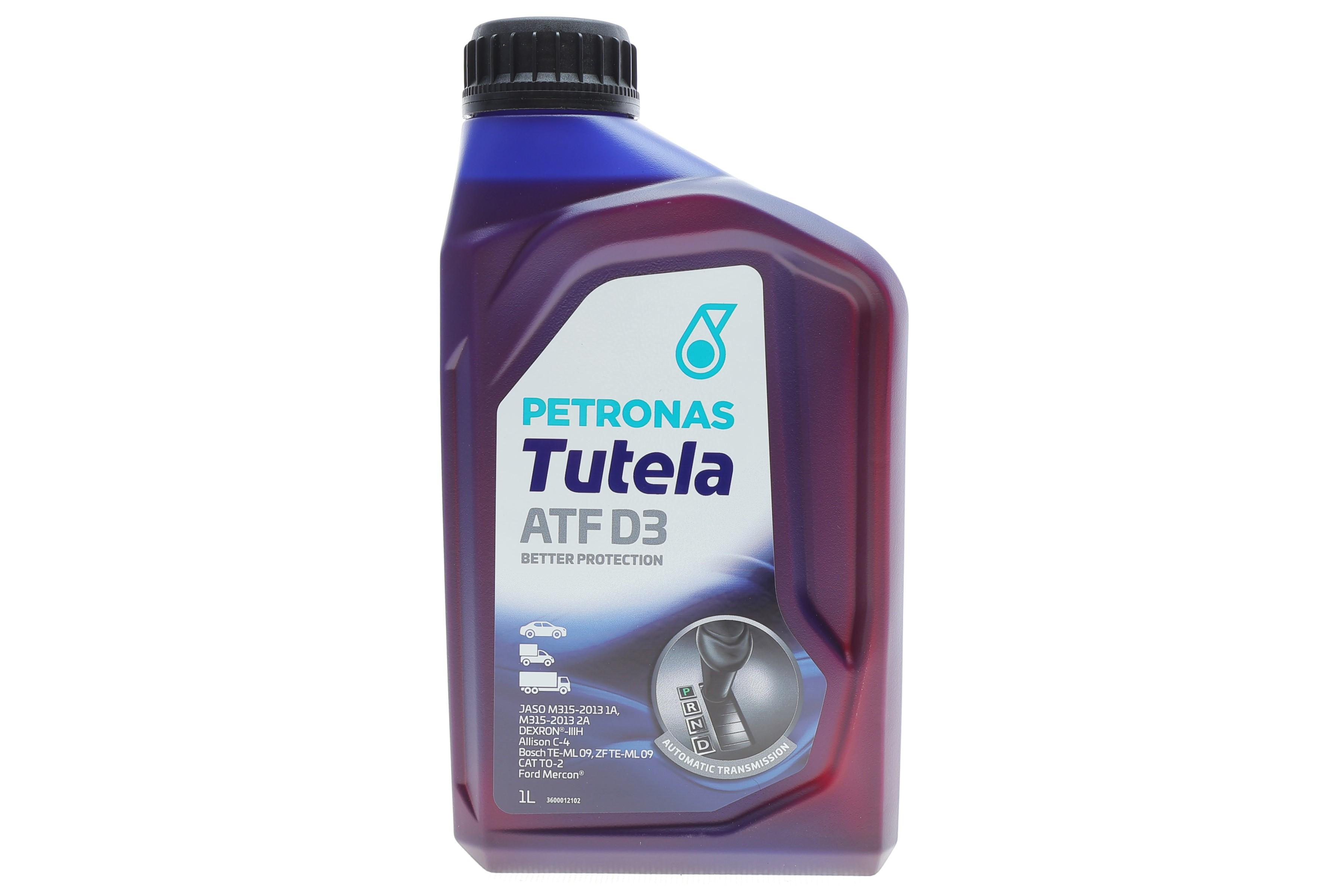 Олива TUTELA ATF D3 (1L) (GM Dexron III-H/Dexron III-G/Allison C4/Ford Mercon)