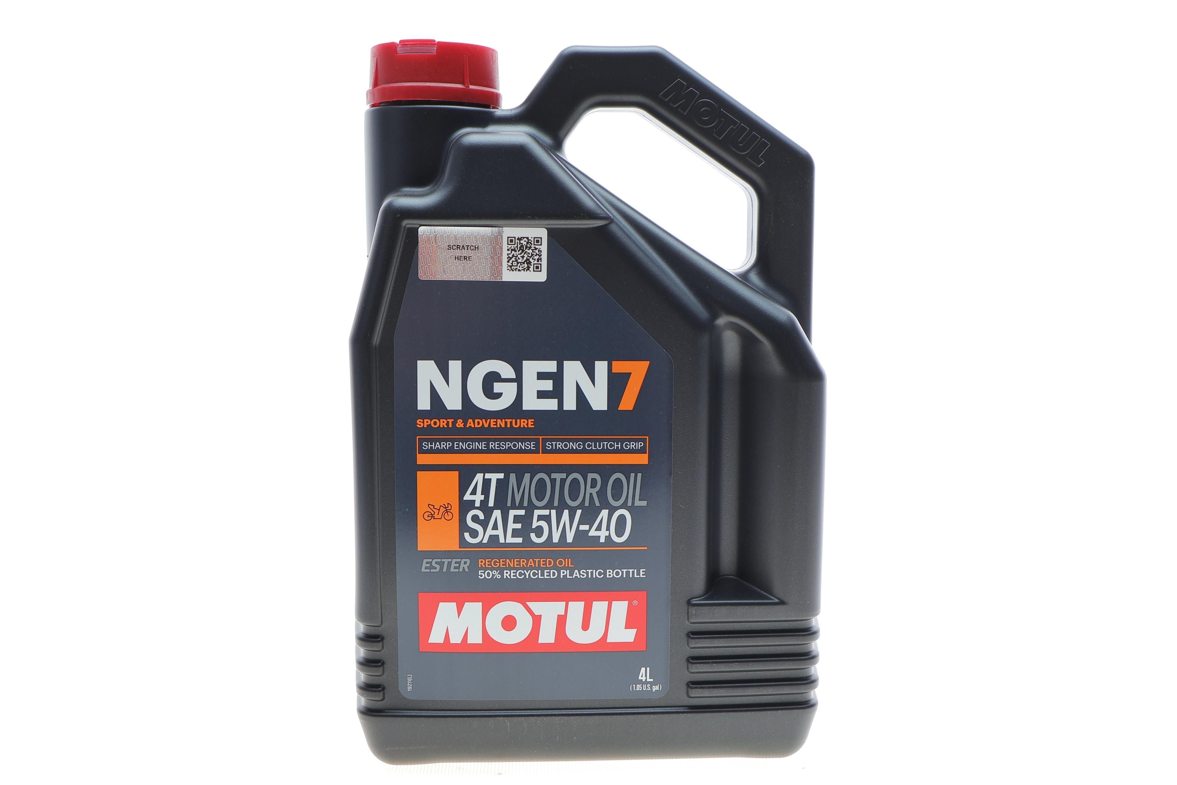 Олива 5W40 NGEN 7 4T (4L) (API SP/JASO MA2) (111827)