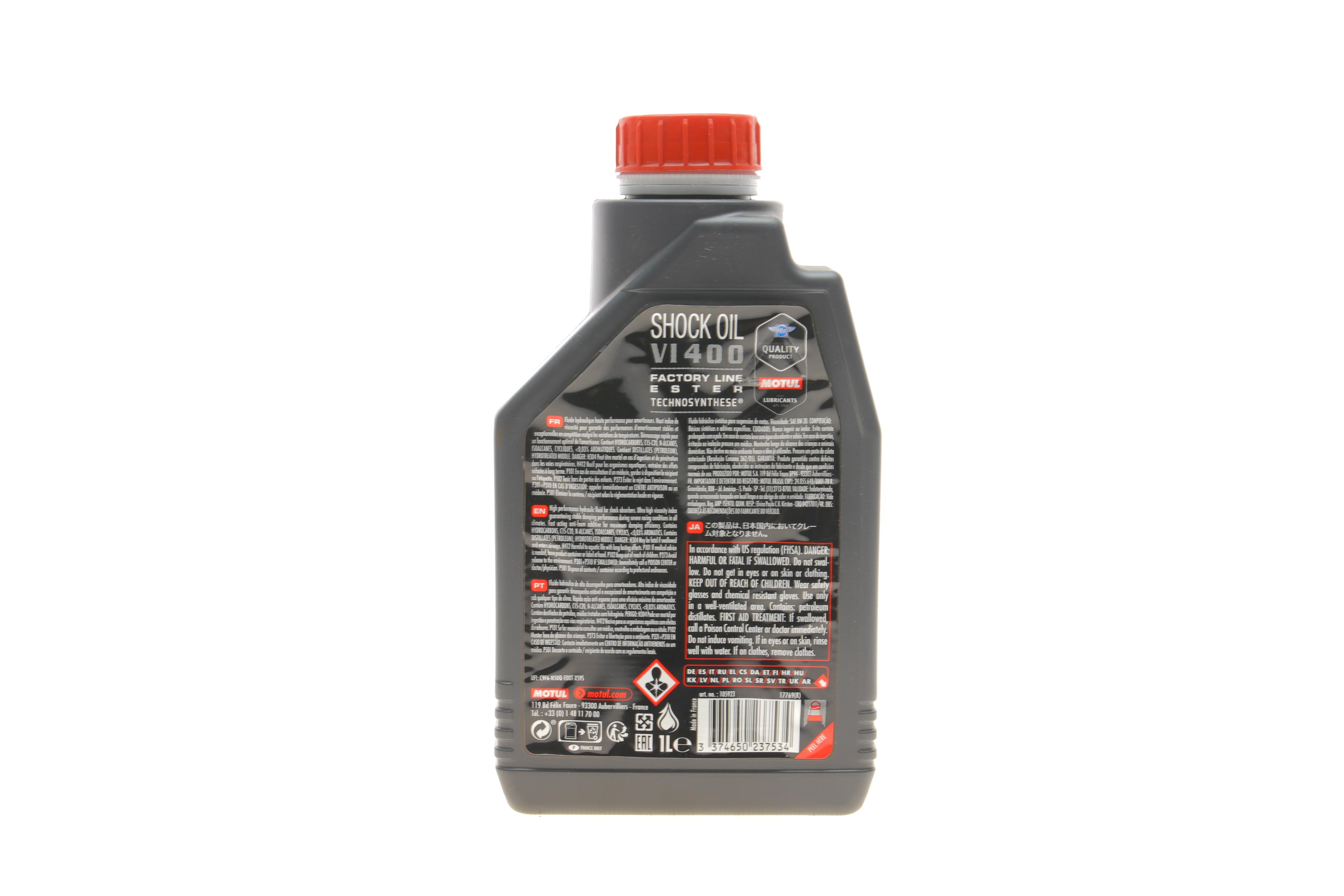 Олива для амортизаторів мотоциклів Shock Oil Factory Linel (1L) (102747=105923)