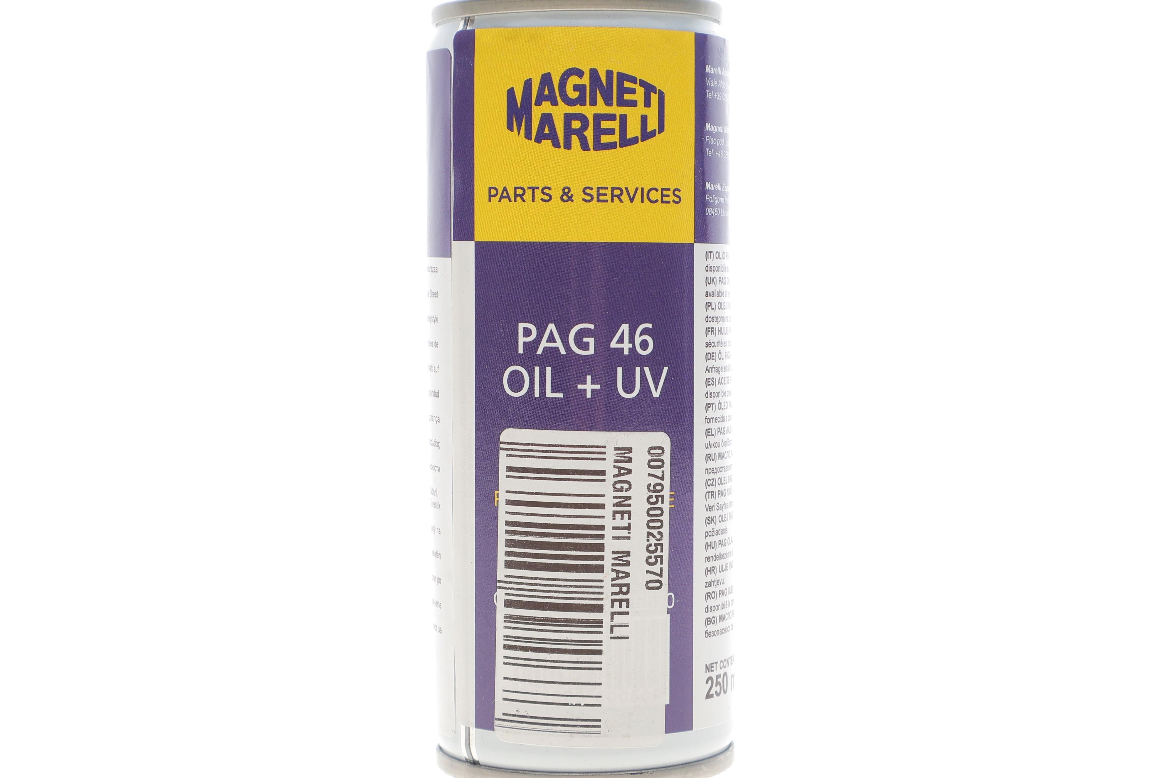 Олива компресорна PAG 46 з UV барвником для R134a 250 мл