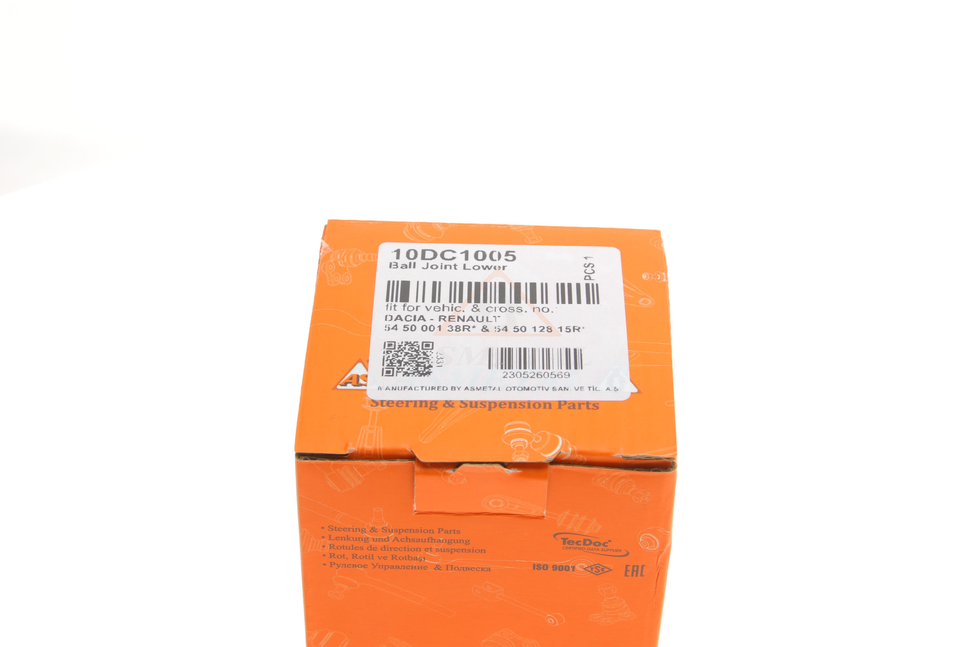 Опора кульова (передня/знизу) Dacia Duster/Renault Duster 1.2-2.0 10-