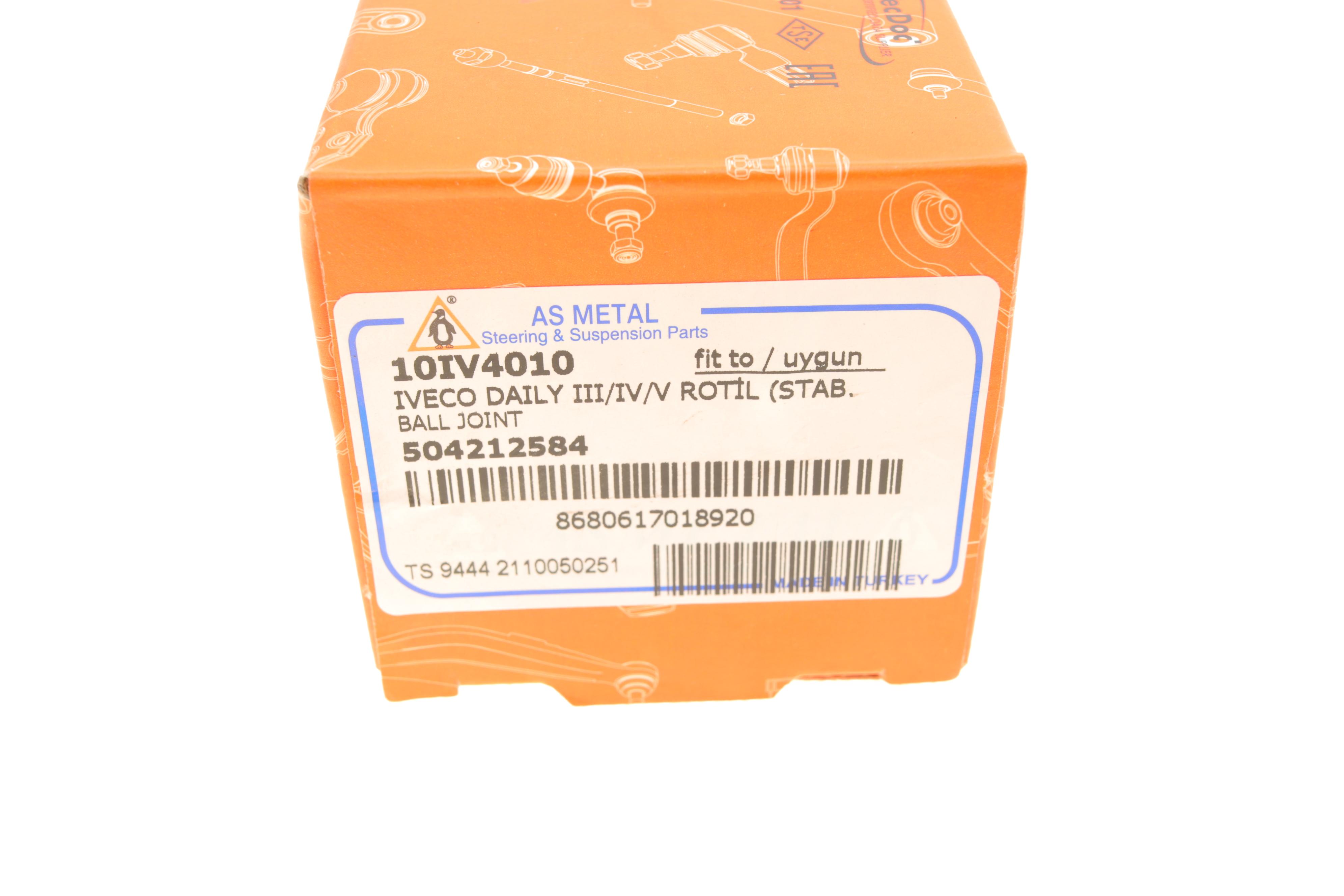 Опора кульова (передня) Iveco Daily III, IV, V, VI (торсійна подв)