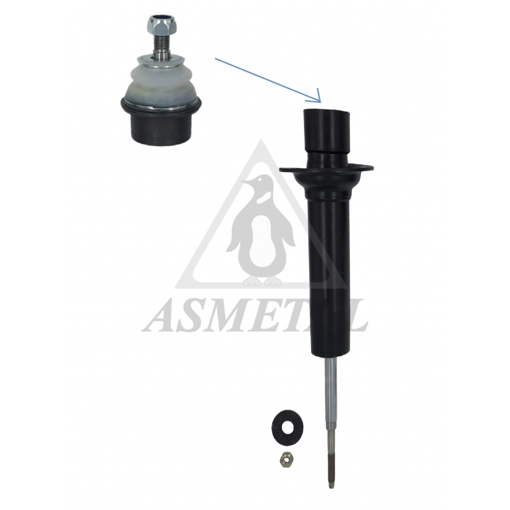 Опора кульова амортизаційної стійки MB M-class (W163) 98-05