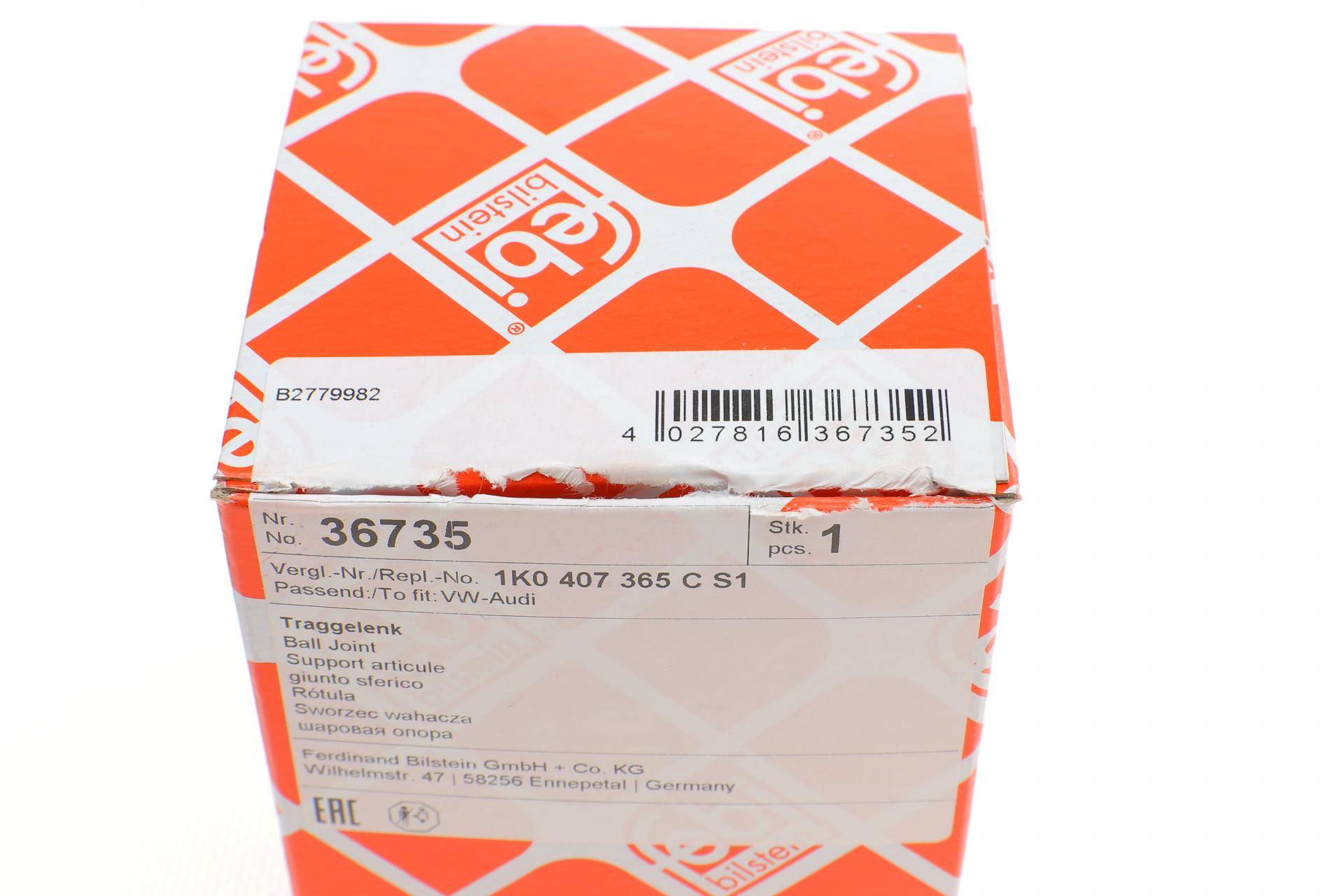 Опора кульова (передня/знизу/L) VW Caddy 03-