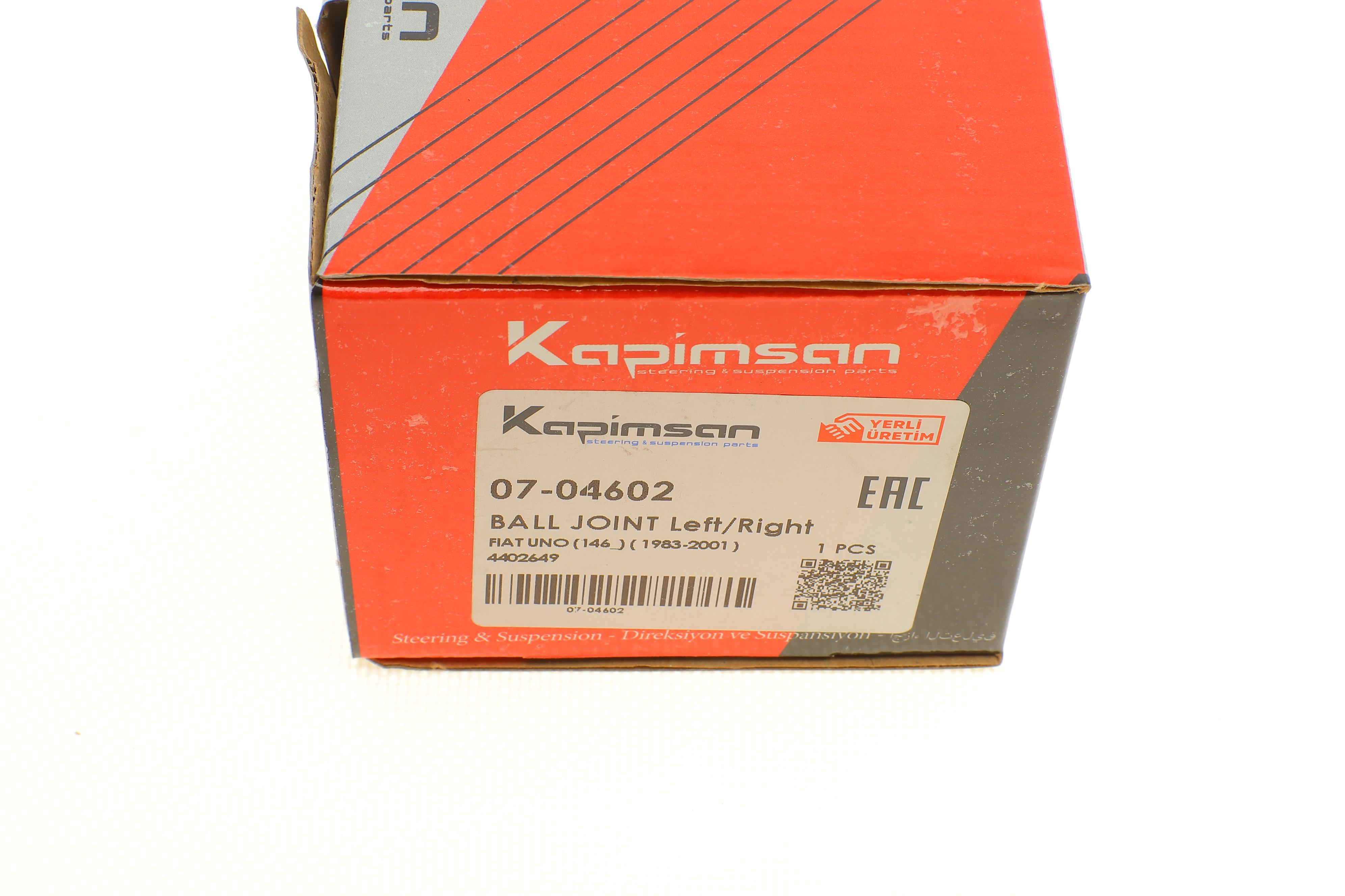 Опора кульова (передня/знизу) Fiat Uno/Panda 80-04