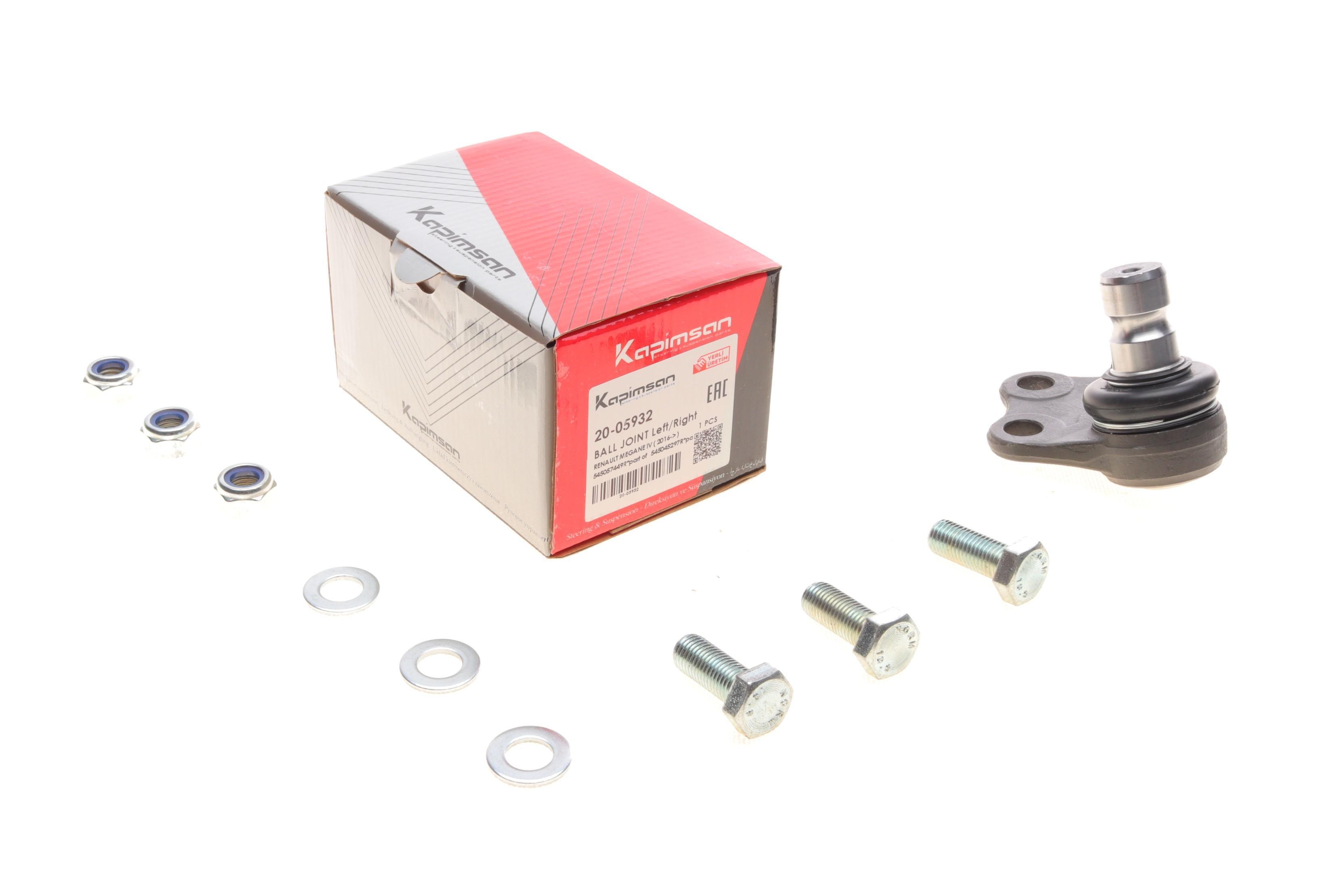 Опора кульова (передня/знизу) Renault Megane IV 15- (d=21.95mm)