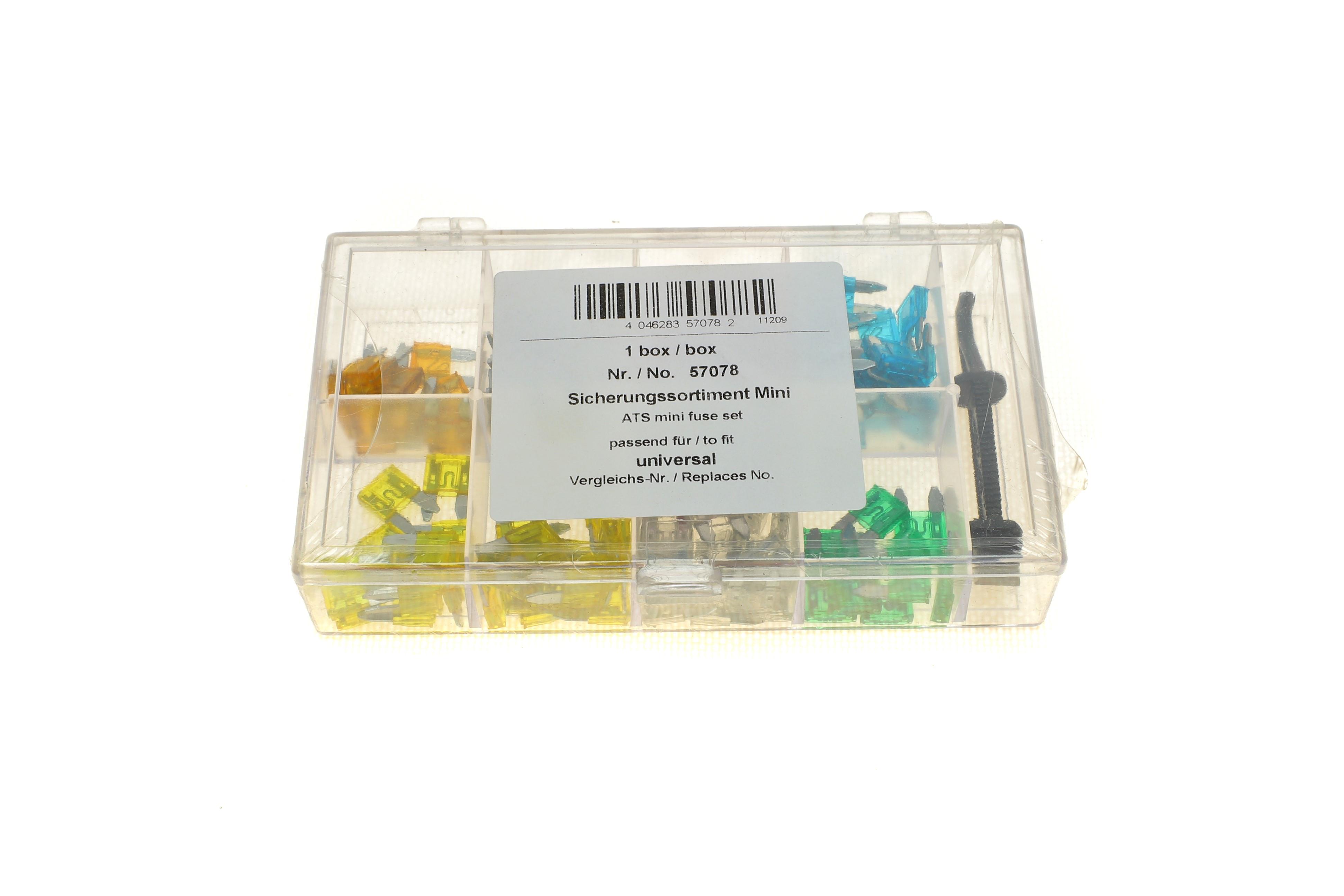 Комплект запобіжників (Міні) (5A/7.5A/10A/15A/20A/25A/30A) Box